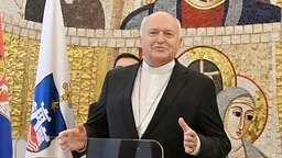 Svečana misa, prenos iz Katedrale Uznesenja Blažene Djevice Marije u Beogradu