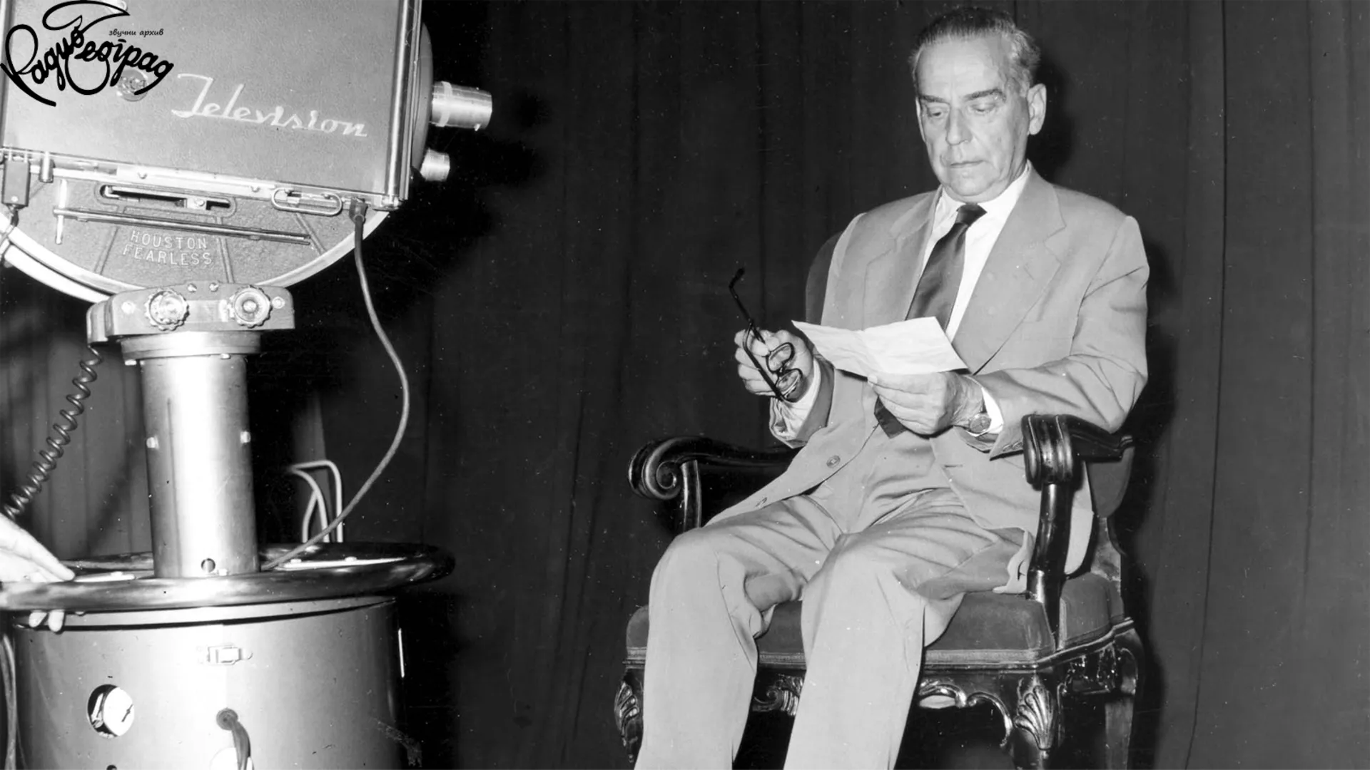 Ivo Andrić čita odlomak iz priče Lica