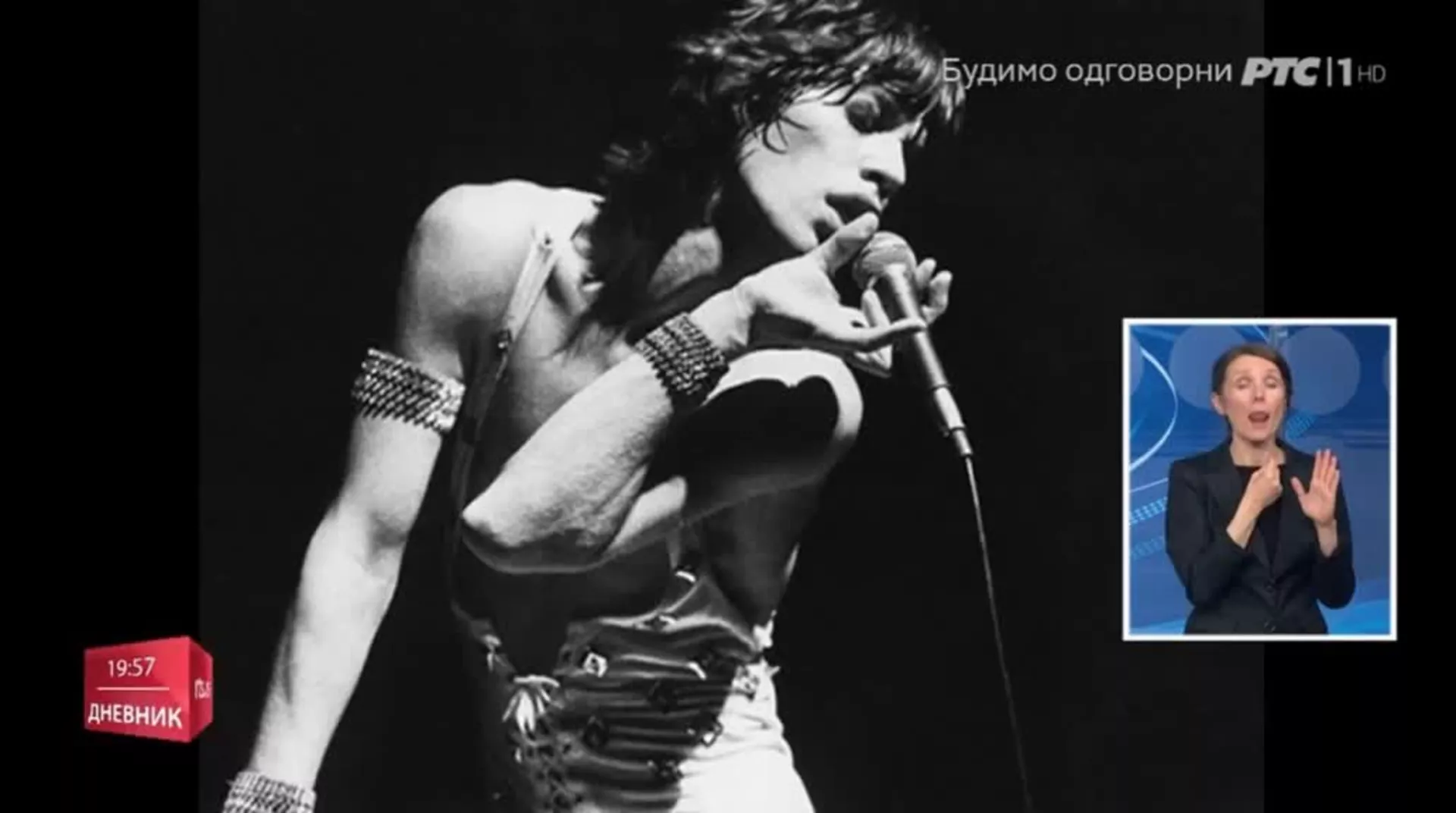 Mick Jagger, Dnevnik 2 RTS, 27. 4. 2021.