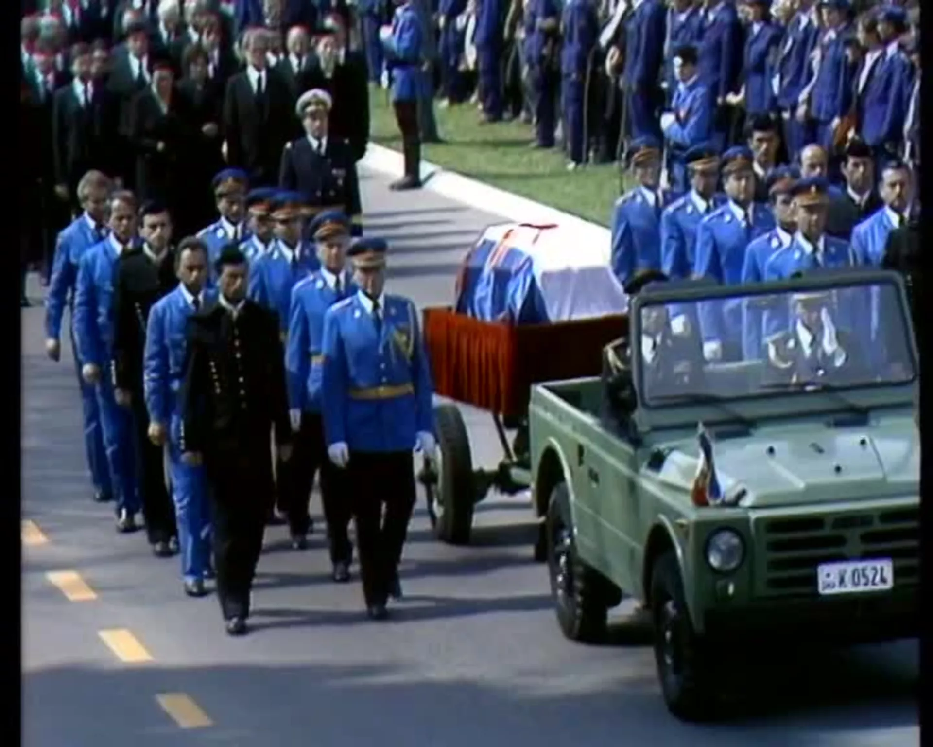 Josip Broz Tito - sahrana (snimak direktnog prenosa)