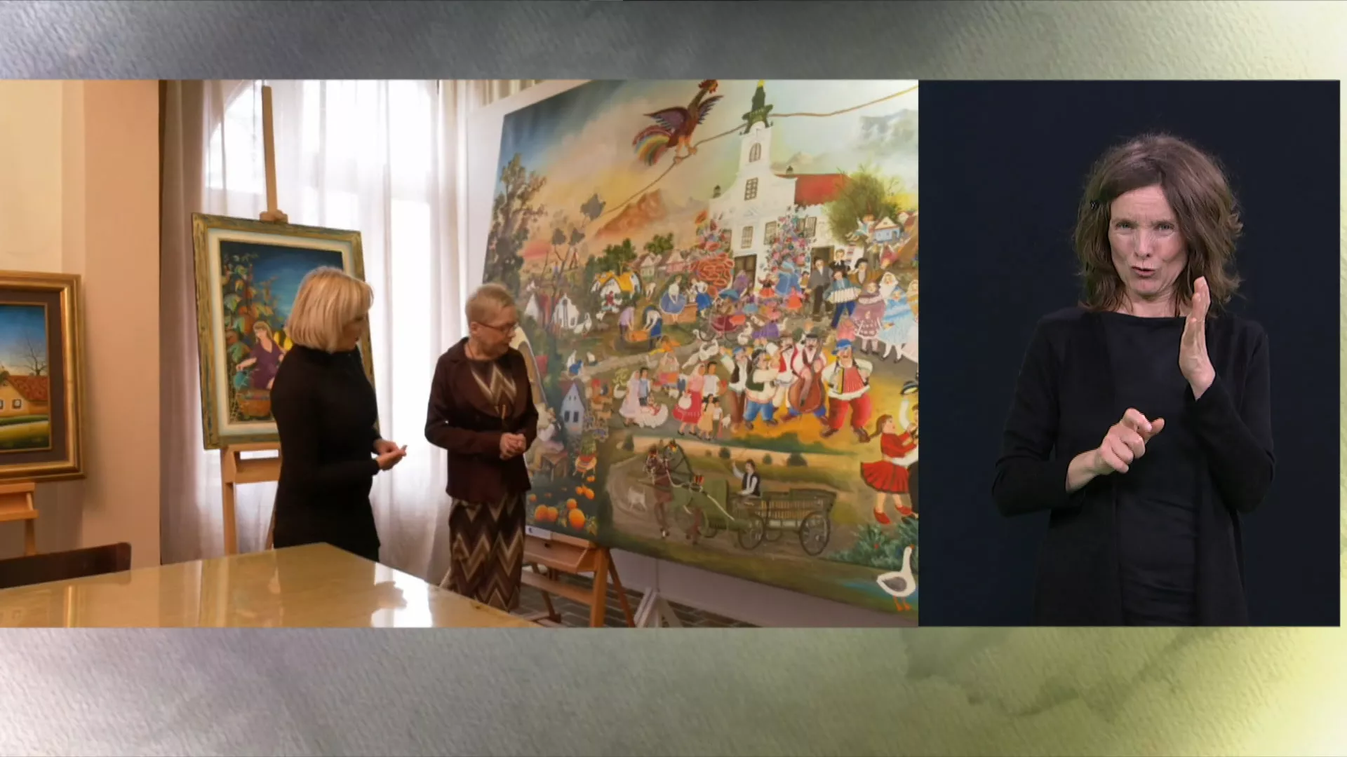 Pristupačan program: Trag: Život oslikan dušom (SZJ)