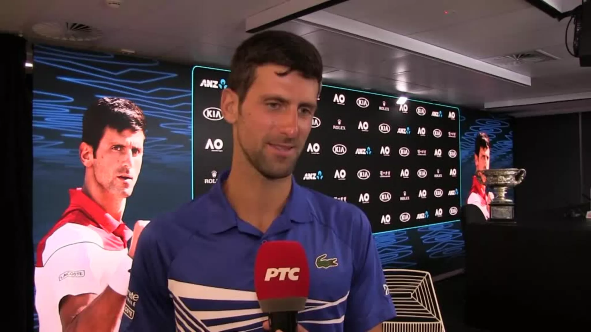 Novak Đoković nakon osvojene sedme titule na Australijan openu