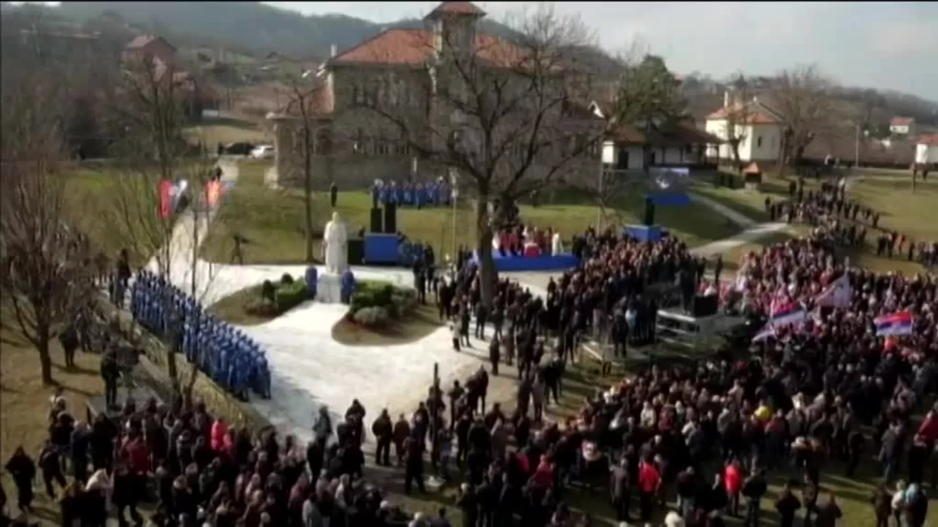 Obeležavanje Dana državnosti, centralna ceremonija u Orašcu
