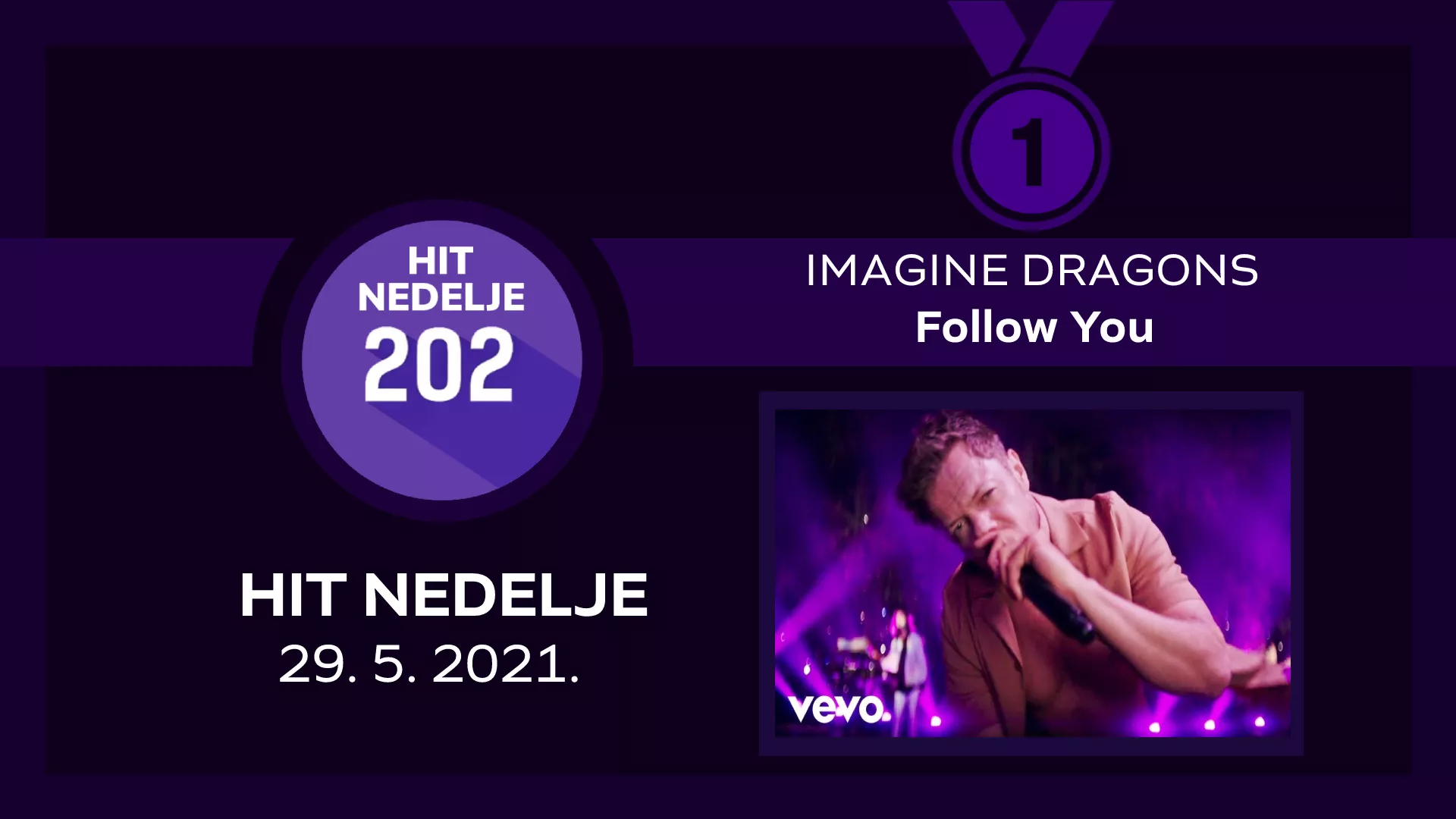 Imagine Dragons - Follow You / Хит недеље – 29. 5. 2021.