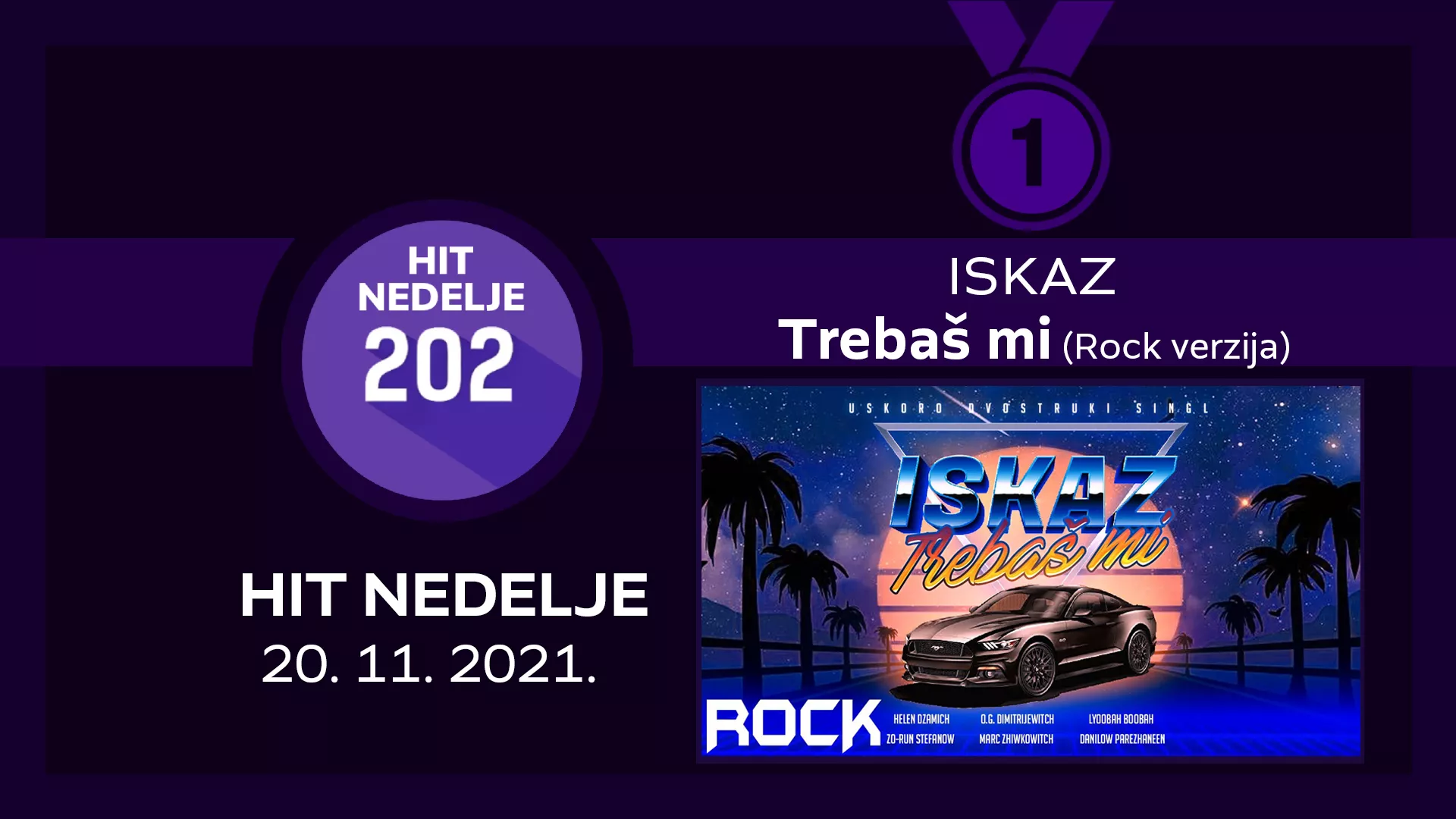 Исказ – Требаш ми (rock верзија) / Хит недеље – 20. 11. 2021.