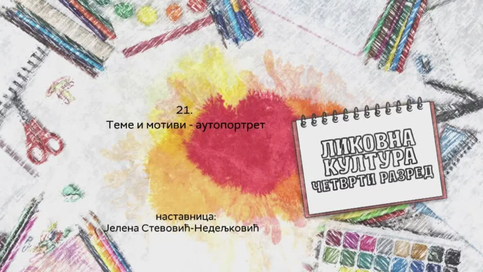 ОШ4 – Ликовна култура, 21. час: Теме и мотиви – аутопортрет