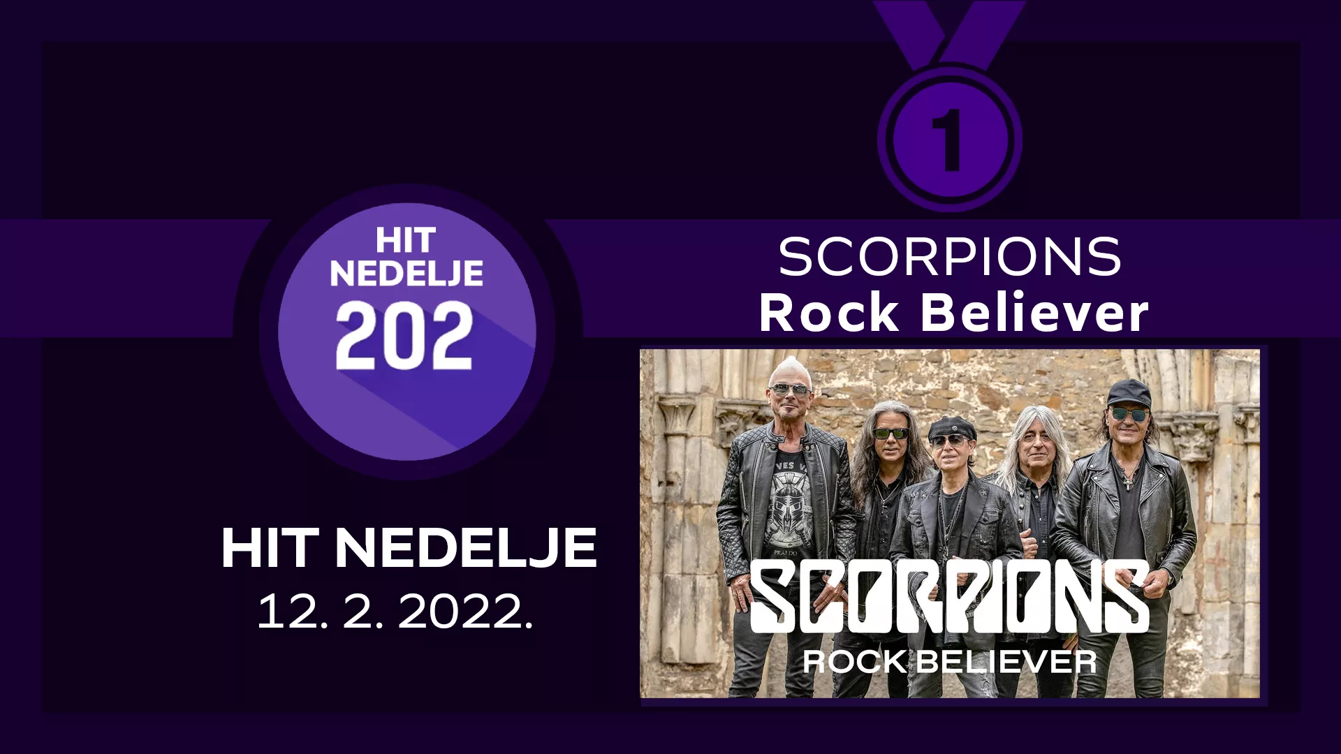 Scorpions – Rock Believer / Хит недеље – 12. 2. 2022.