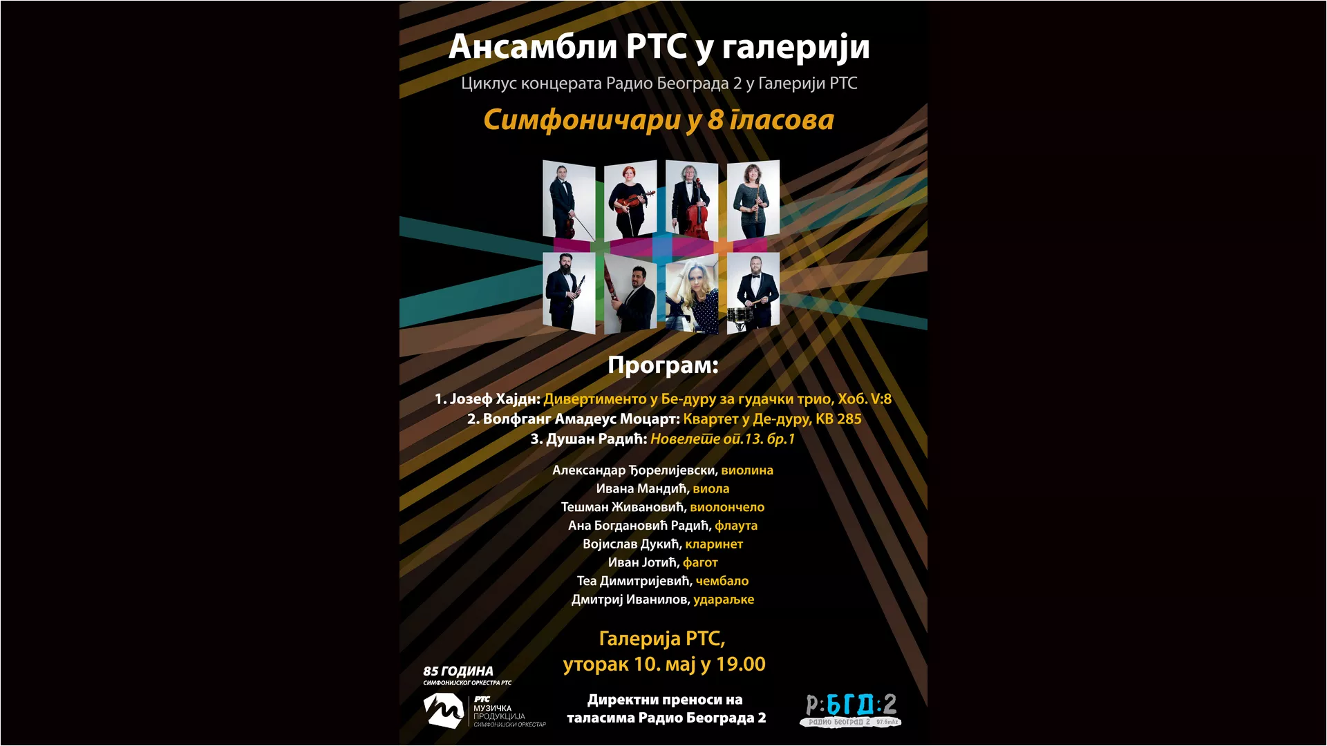 Ансамбли у Галерији - Симфоничари у 8 гласова