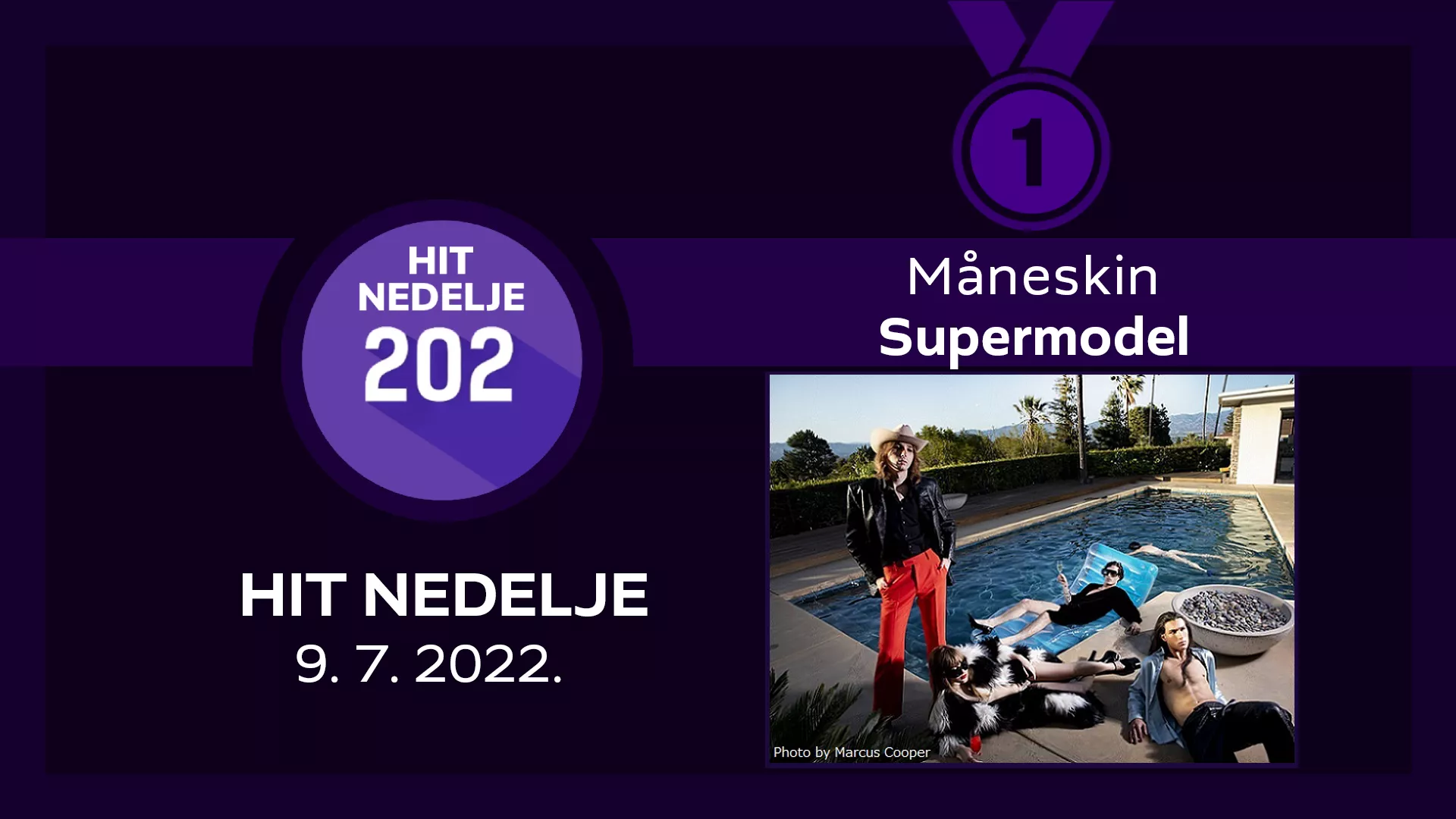 MÅNESKIN – Supermodel / Хит недеље – 9. 7. 2022.