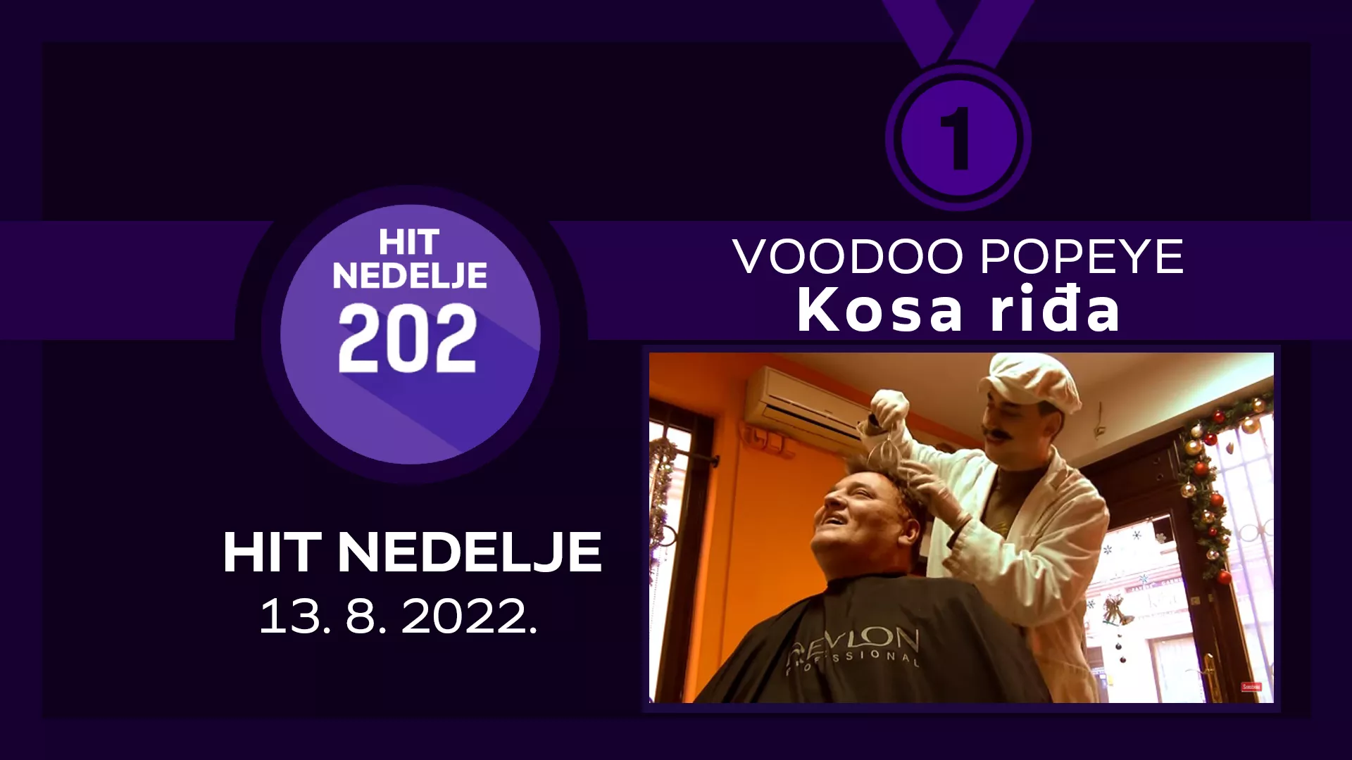 VOODOO POPEYE – Коса риђа / Хит недеље – 13. 8. 2022.