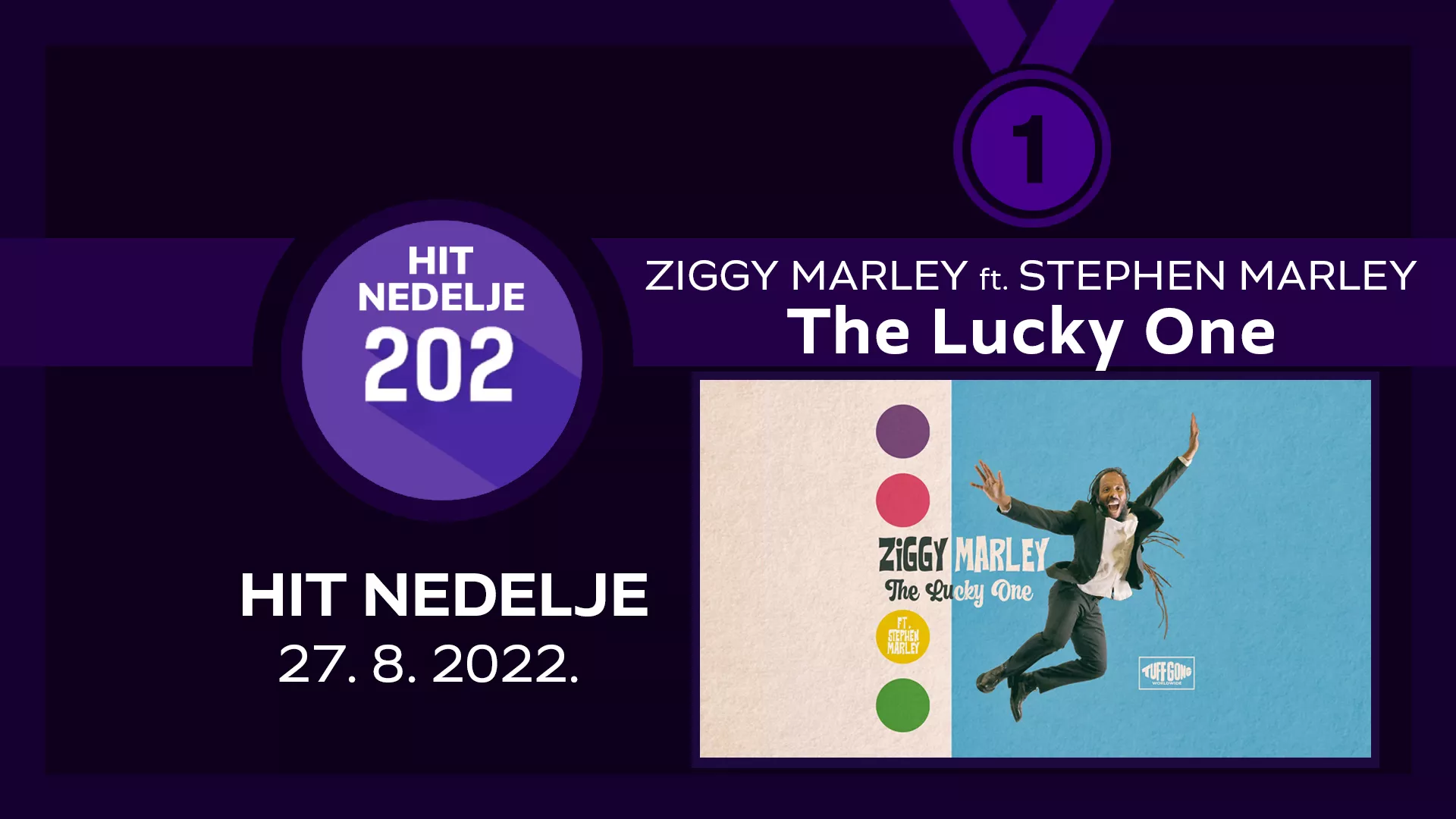 ZIGGY MARLEY feat. STEPHEN MARLEY – The Lucky One / Хит недеље – 27. 8. 2022.