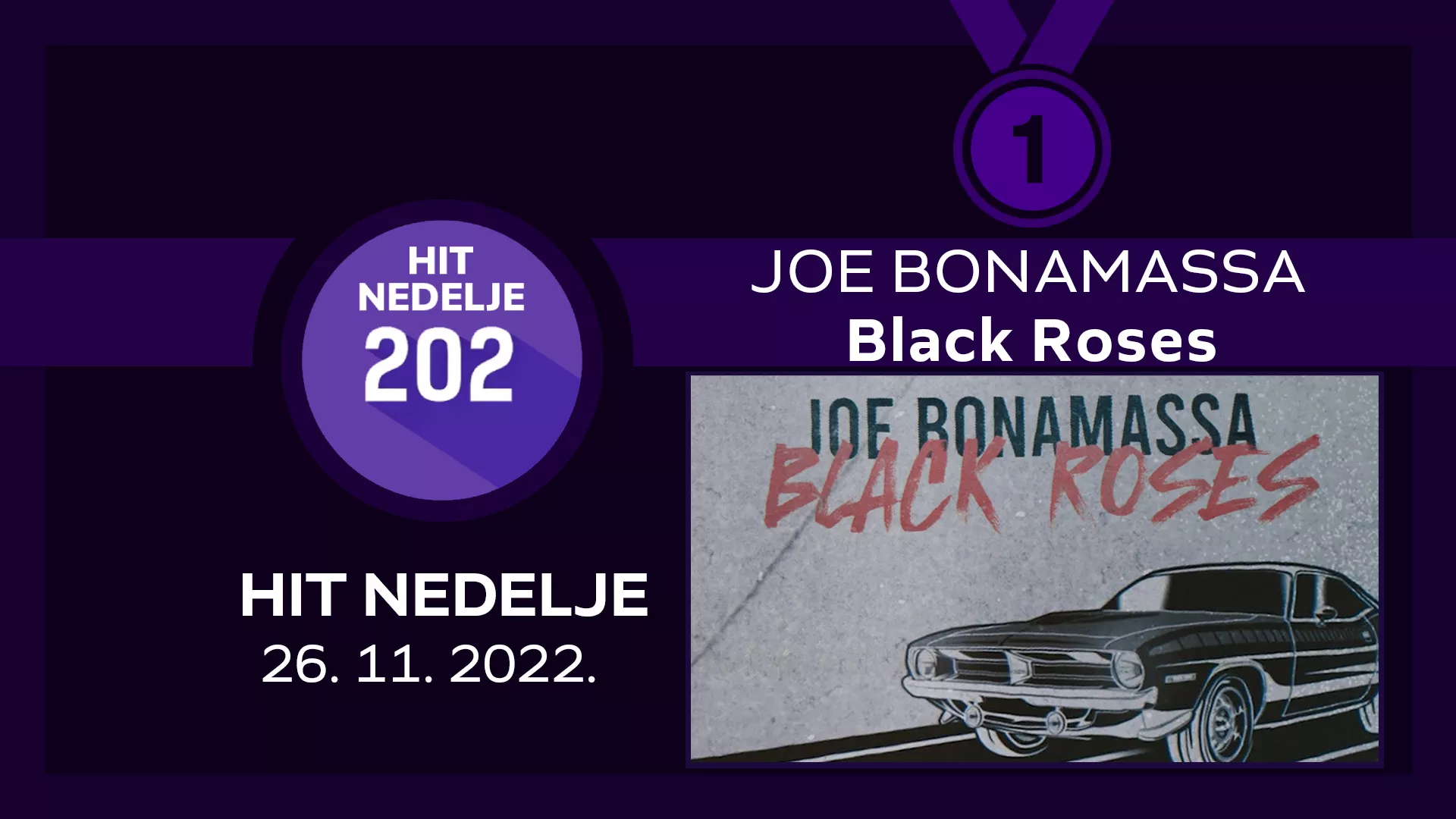 JOE BONAMASSA – Black Roses / Хит недеље – 26. 11. 2022.