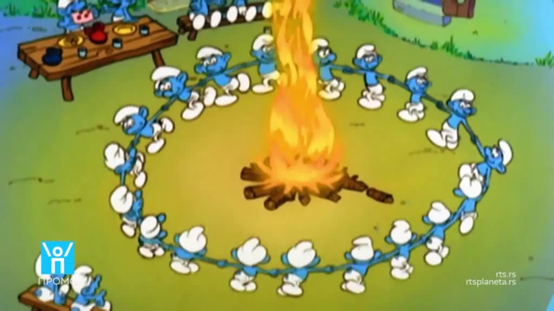 Цртана серија: Штрумпфови на РТС Полетарац
