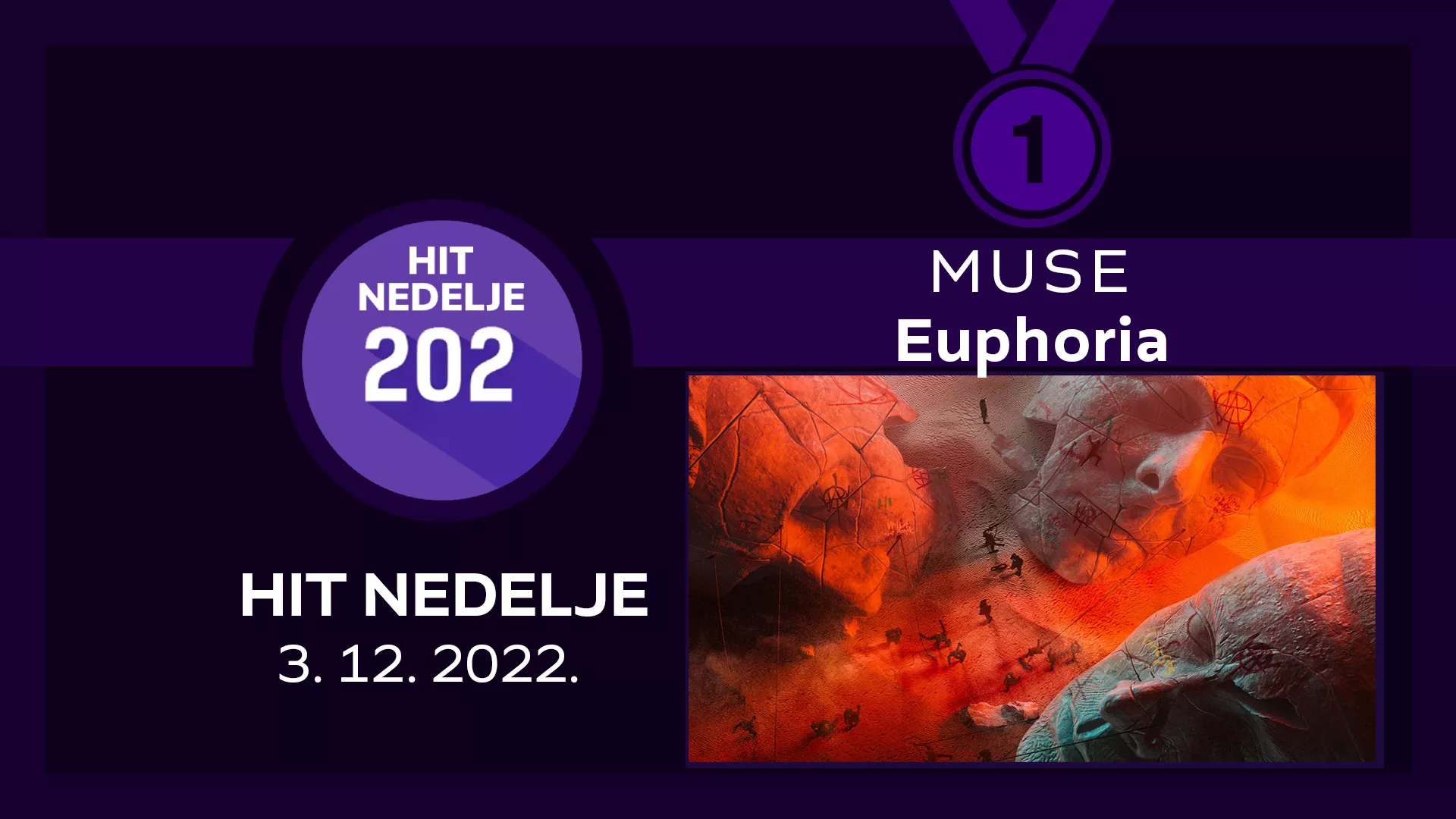 MUSE – Euphoria / Хит недеље – 3. 12. 2022.
