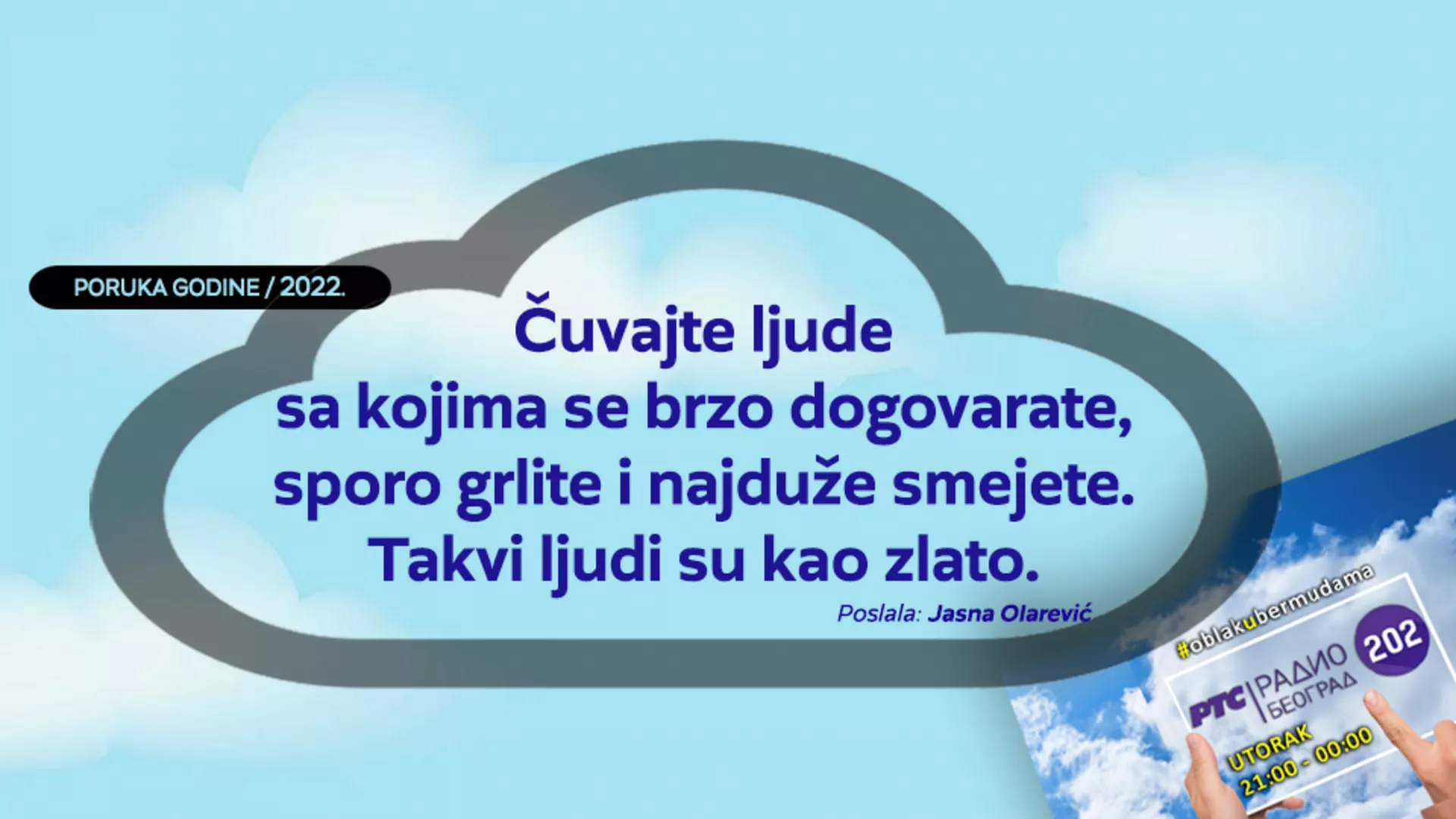 Облак у бермудама –  17. 1. 2023.