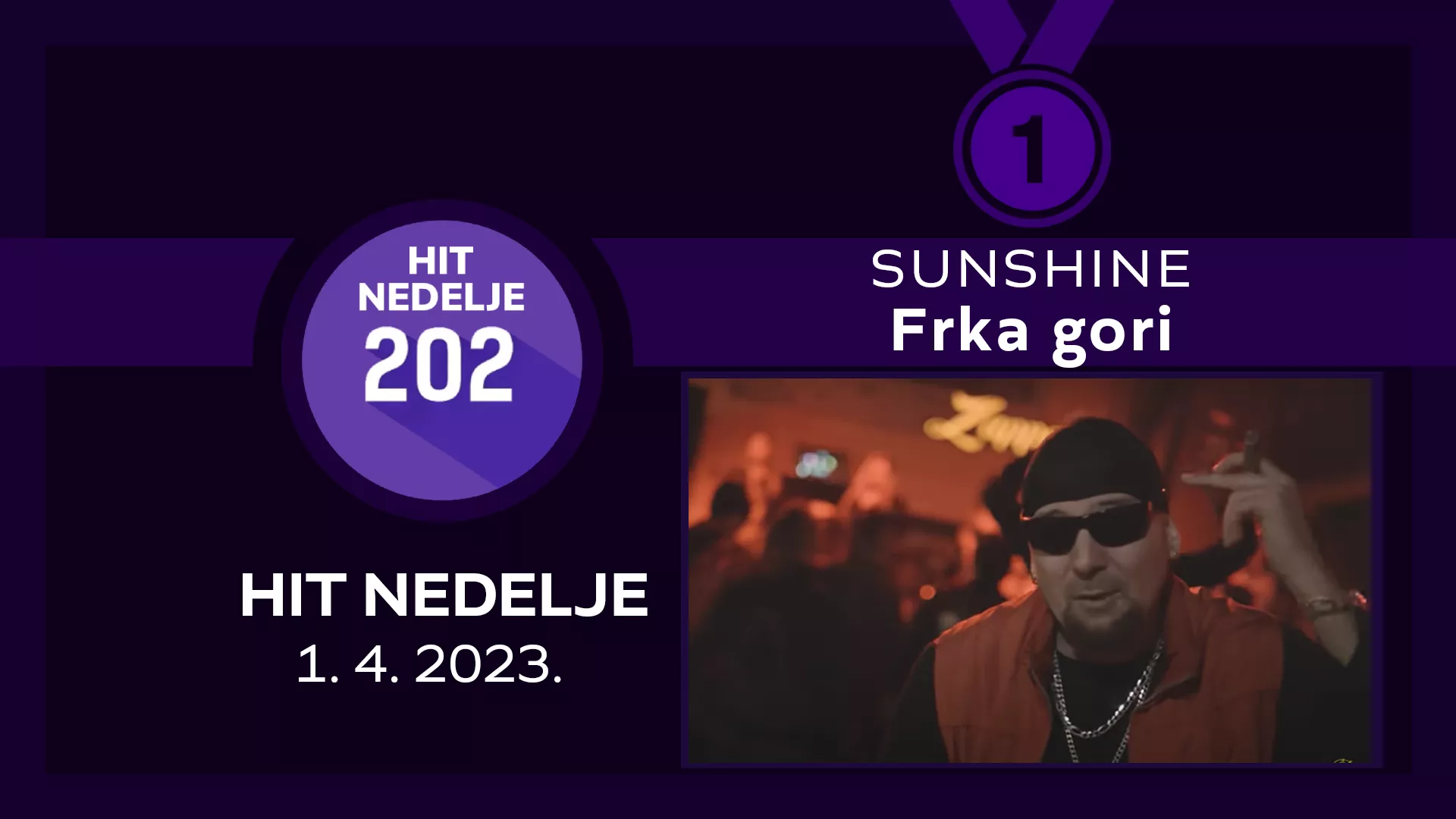 SUNSHINE – Фрка гори / Хит недеље – 1. 4. 2023.