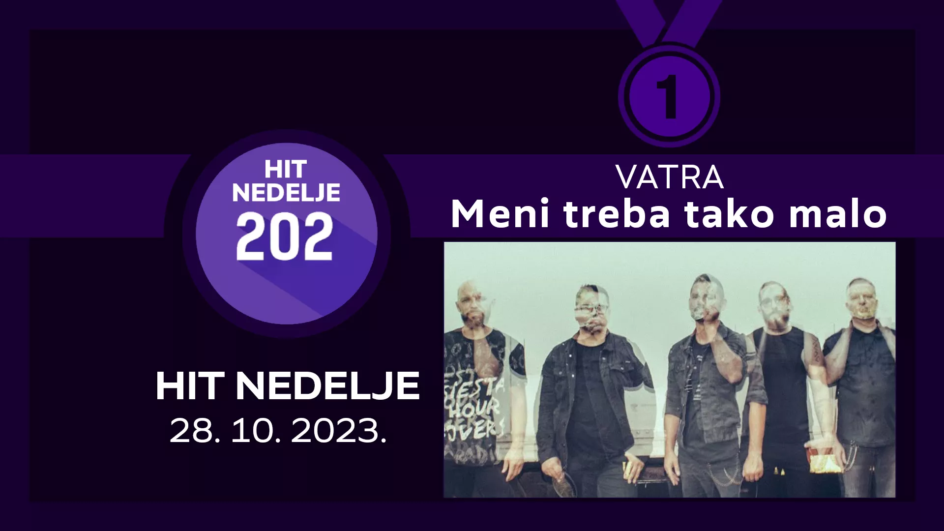 Ватра – Мени треба тако мало / Хит недеље – 28. 10. 2023.