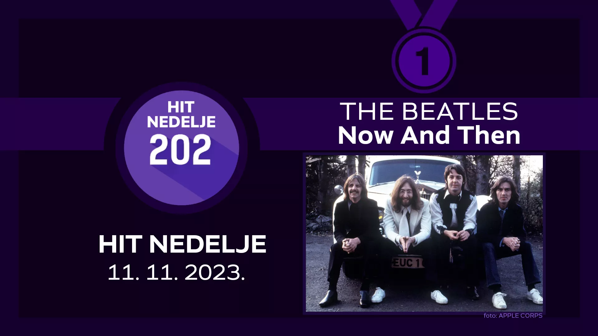 The Beatles – Now And Then / Хит недеље – 11. 11. 2023.