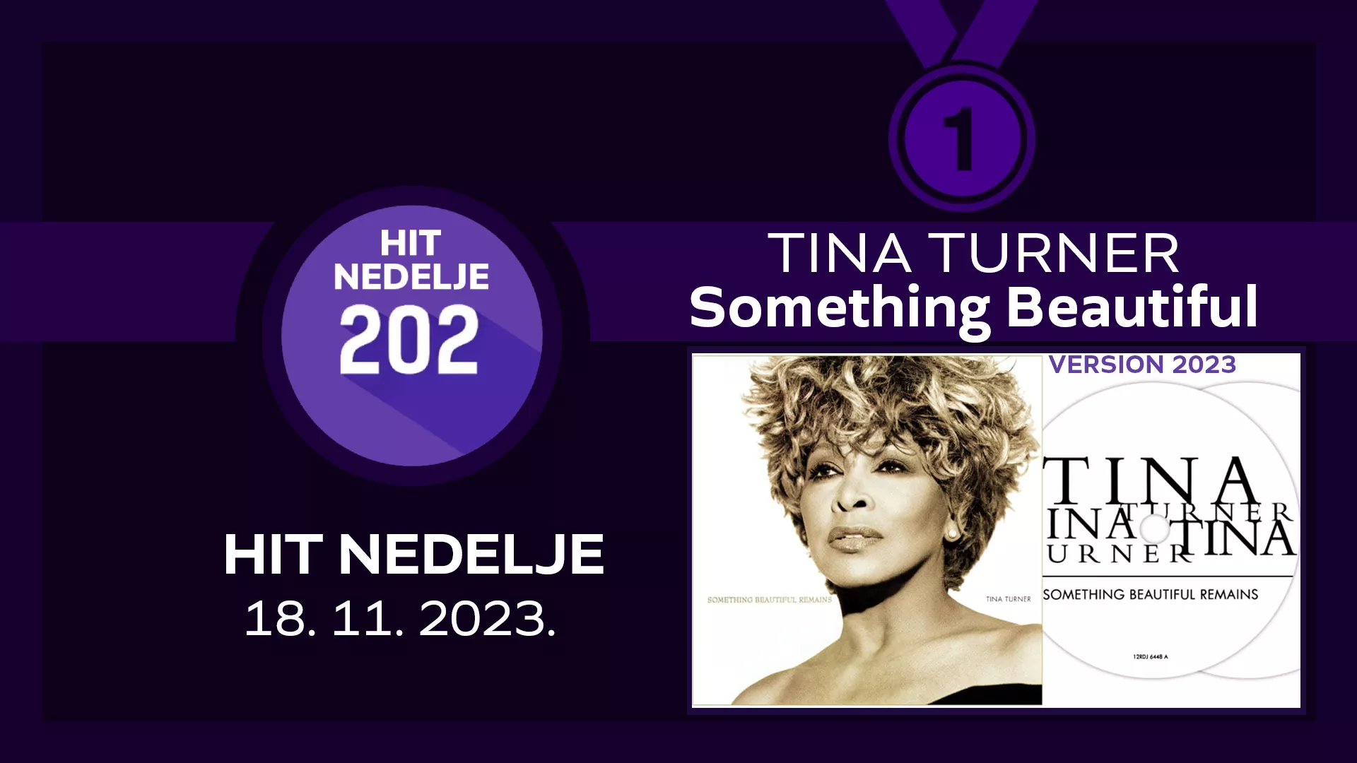 Tina Turner – Something Beautiful / Хит недеље – 18. 11. 2023.