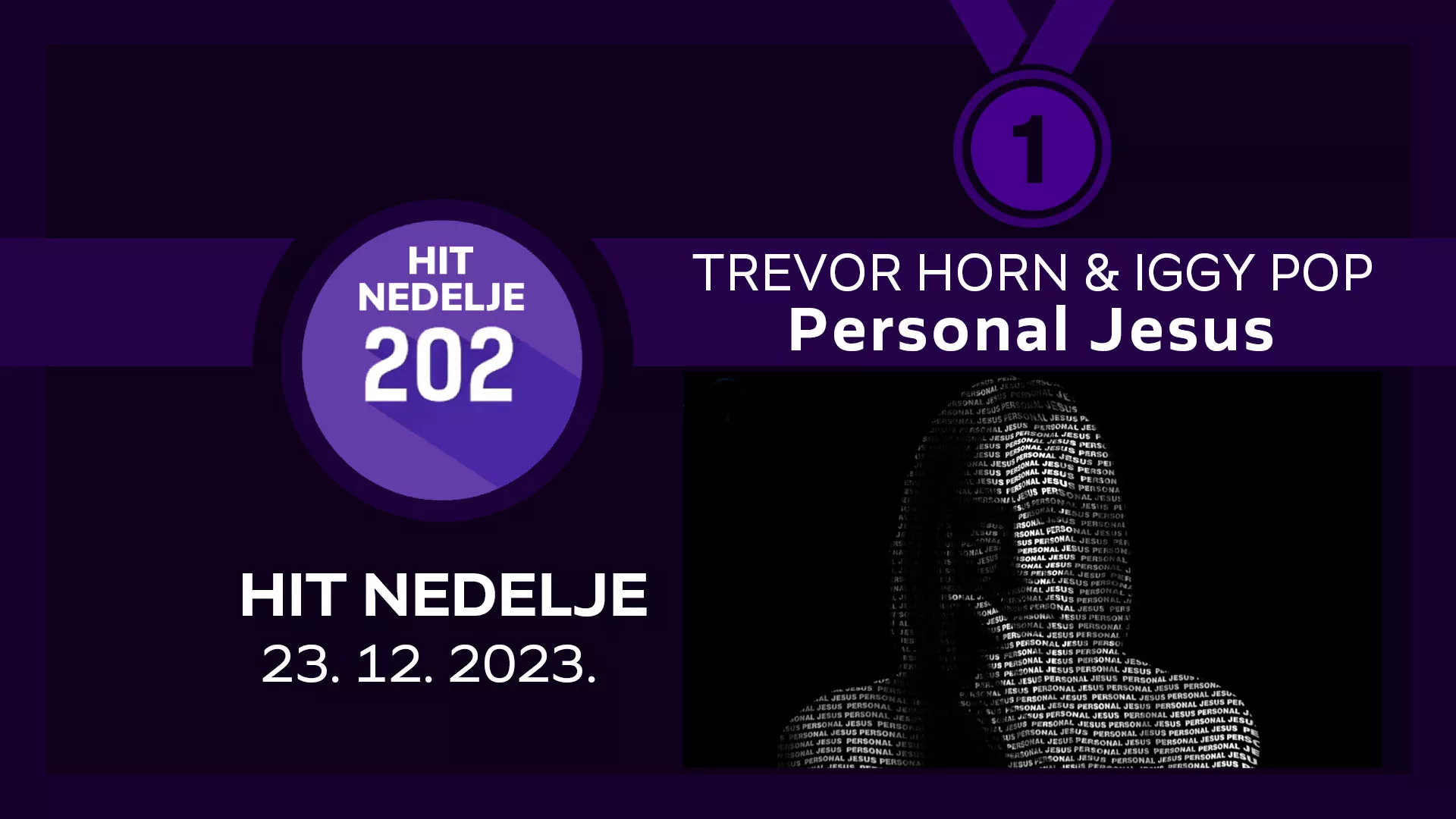 Trevor Horn & Iggy Pop – Personal Jesus / Хит недеље – 23. 12. 2023.