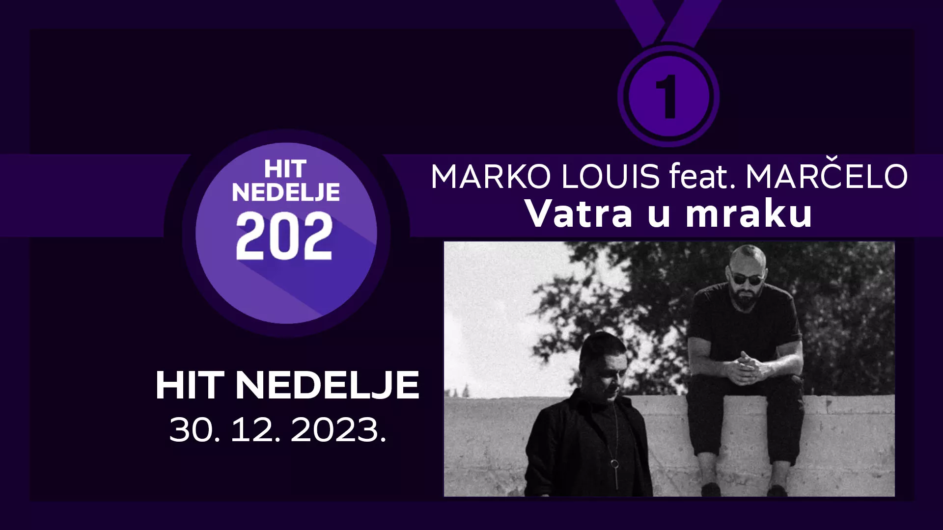 Марко Louis & Марчело - Ватра у мраку / Хит недеље – 30. 12. 2023.