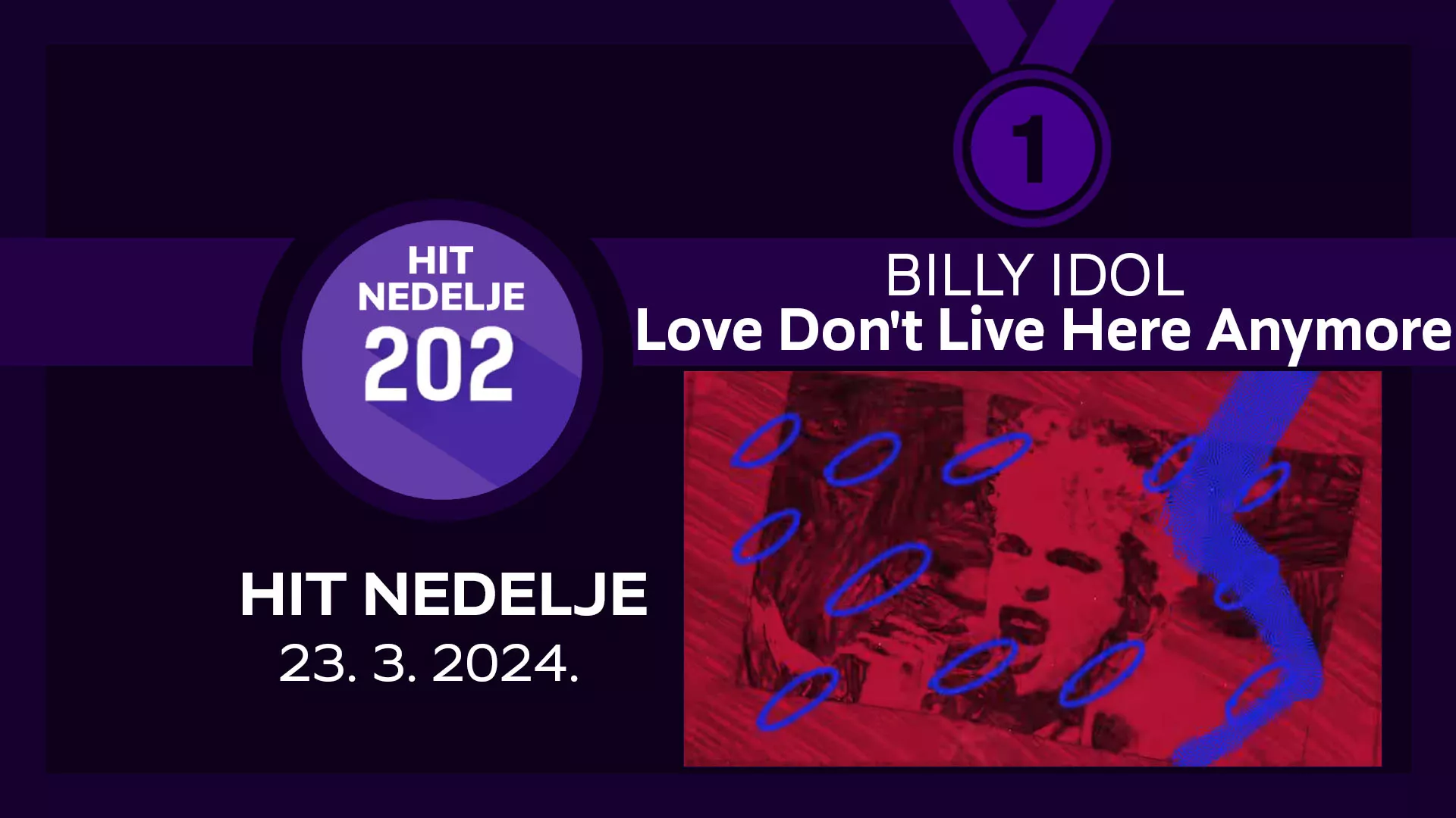 Billy Idol - Love Don't Live Here Anymore / Хит недеље – 23. 3. 2024.