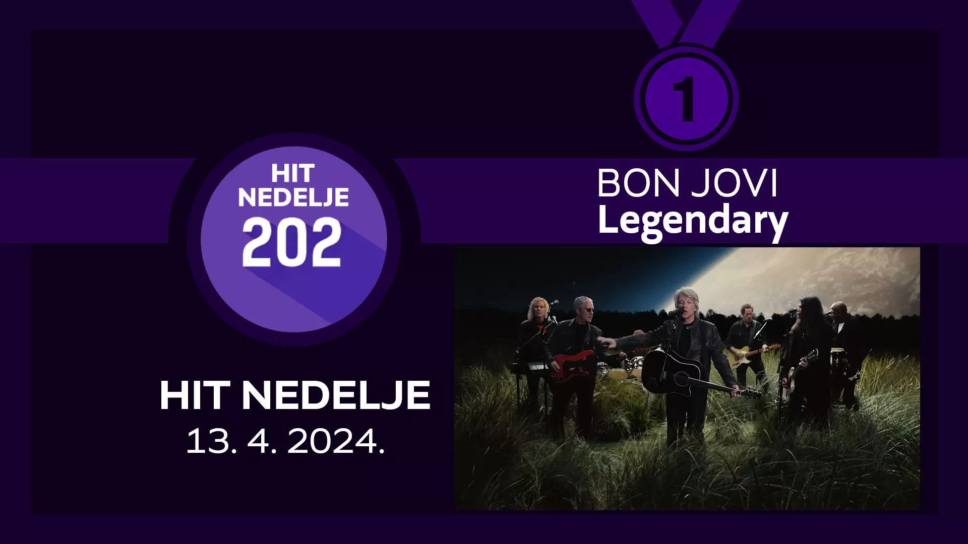 Bon Jovi - Legendary / Хит недеље – 13. 4. 2024.