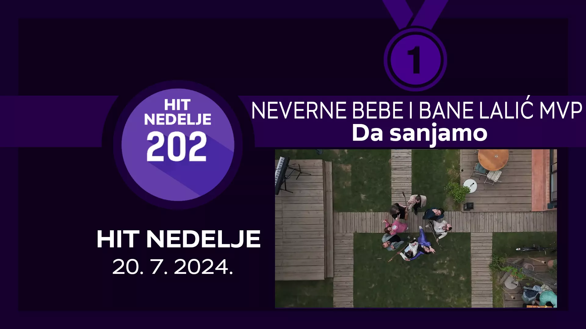 Неверне бебе и Бане Лалић МВП - Да сањамо / Хит недеље – 20. 7. 2024.