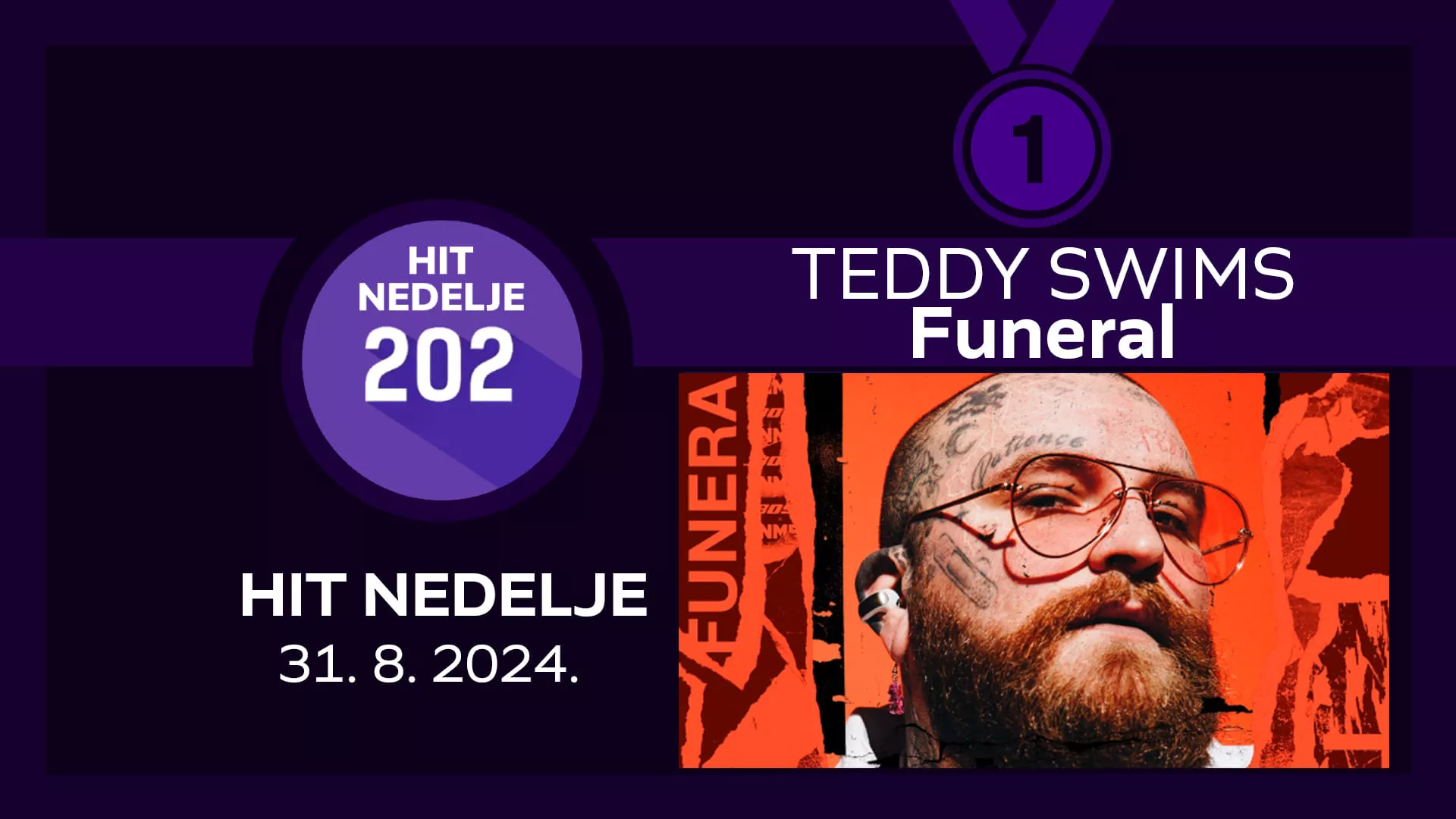 Teddy Swims - Funeral / Хит недеље – 31. 8. 2024.