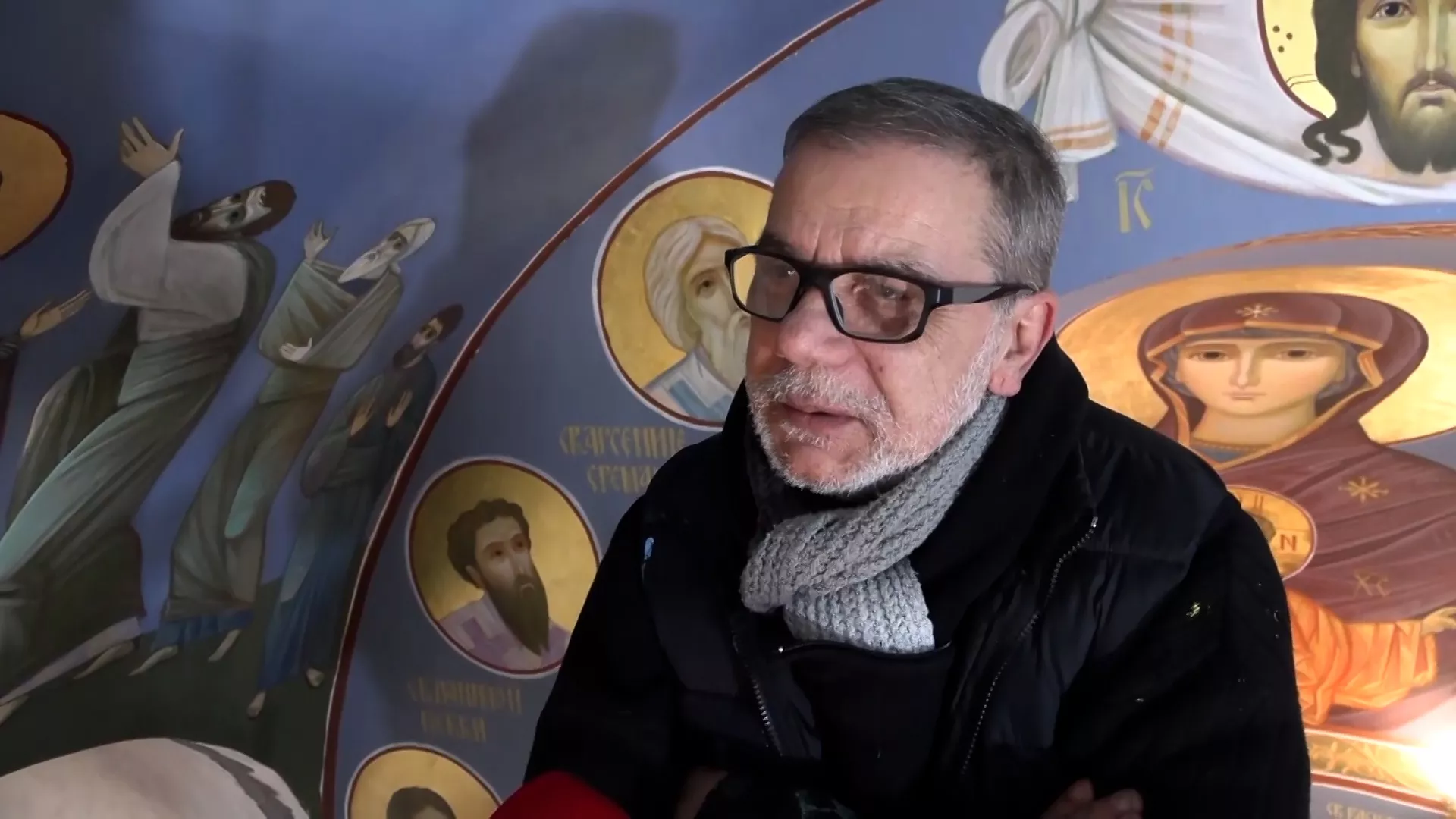 Фрескописац Дејан Милићевић