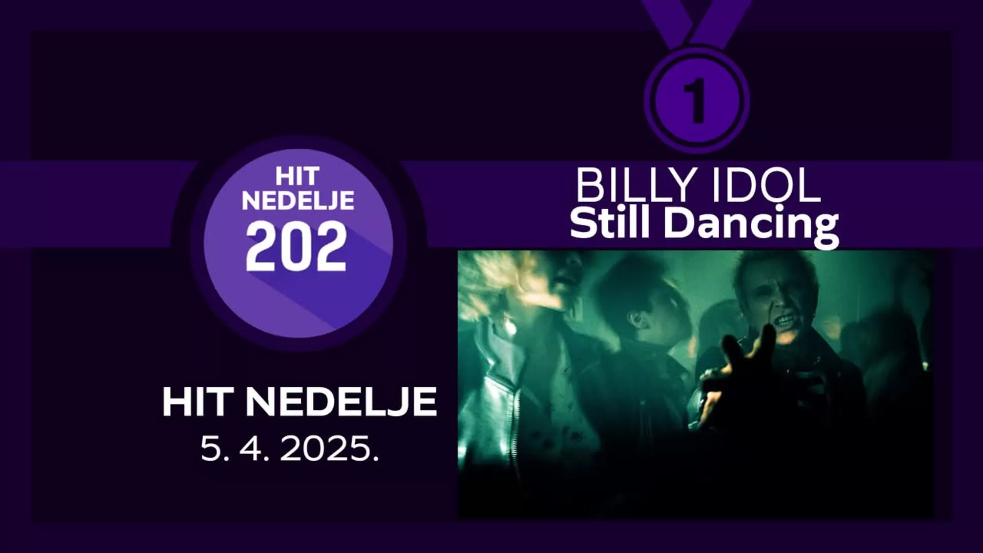Billy Idol - Still Dancing / Хит недеље – 5. 4. 2025.