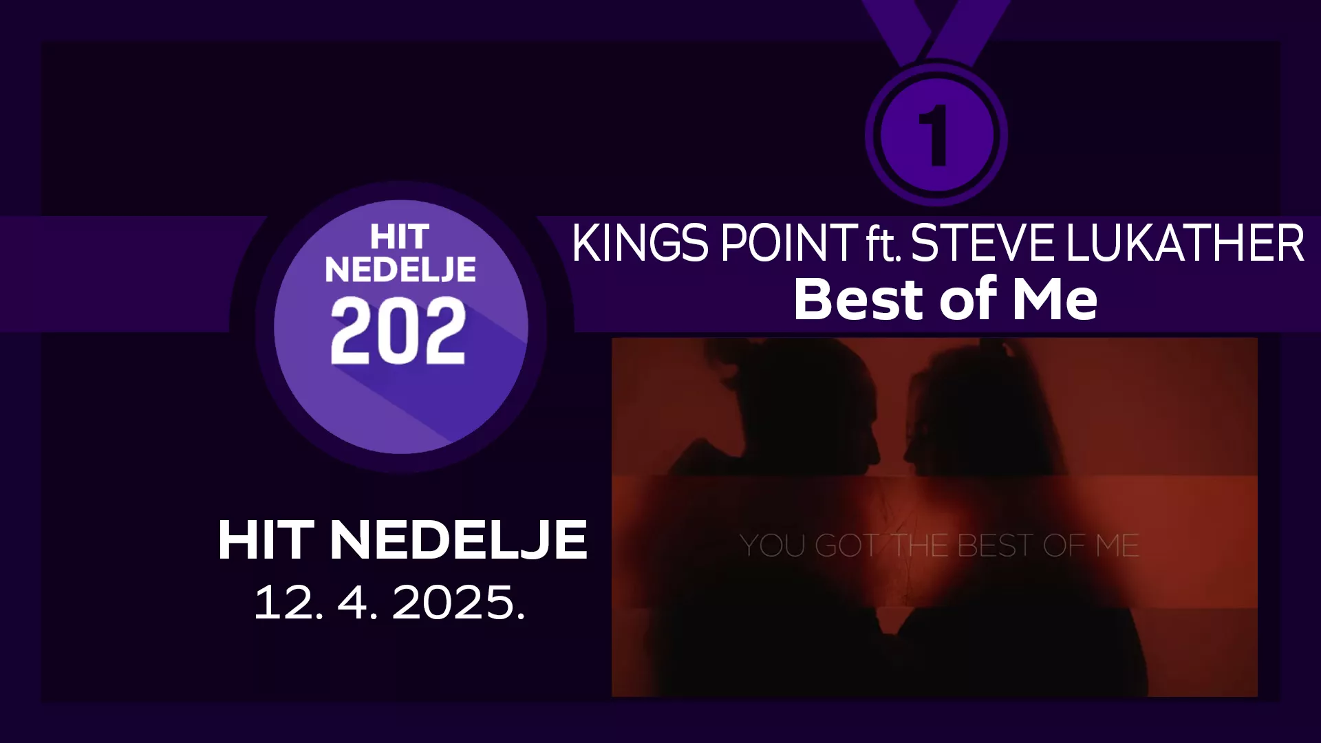 Kings Point & Steve Lukather - Best of Me / Хит недеље – 12. 4. 2025.