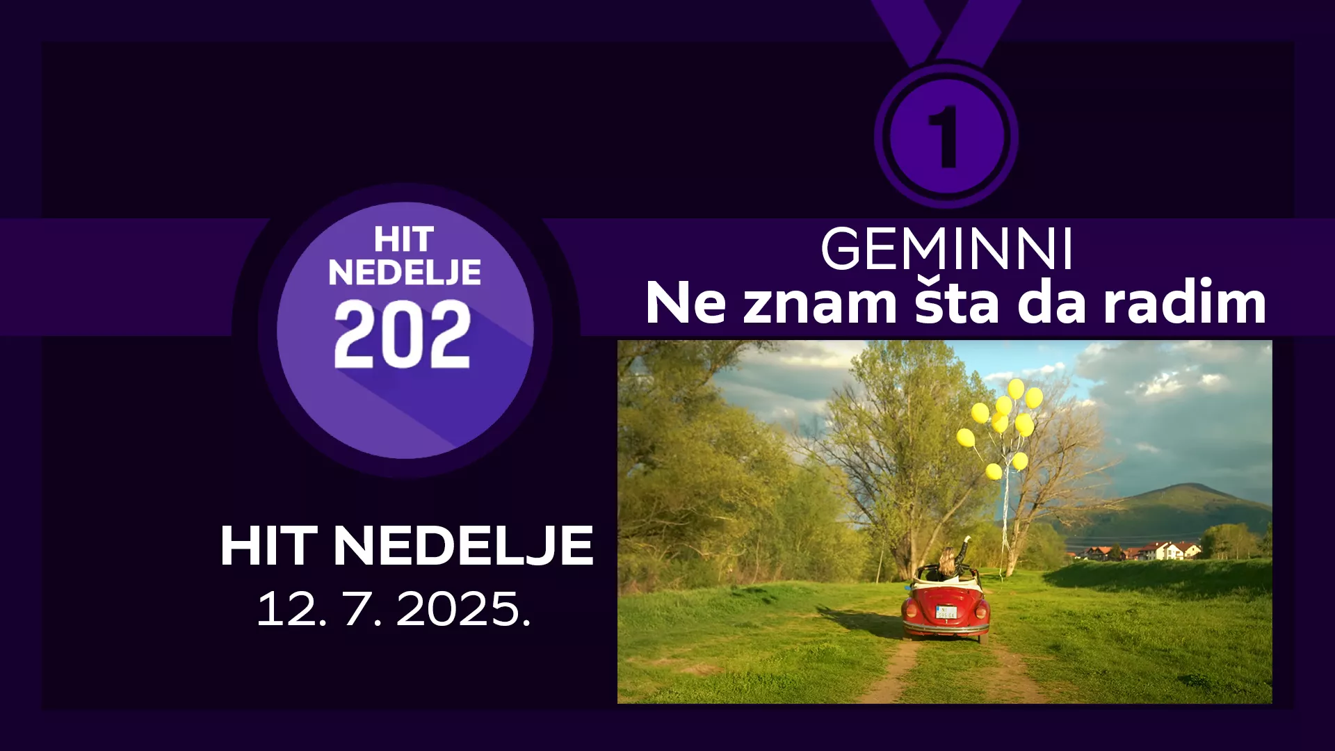 Geminni - Не знам шта да радим / Хит недеље – 12. 7. 2025.