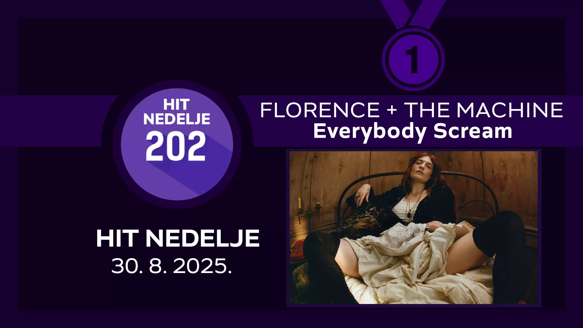 Florence + The Machine - Everybody Scream / Хит недеље – 30. 8. 2025.