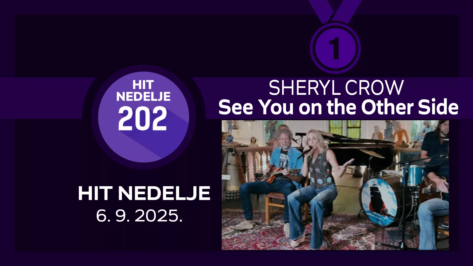 Sheryl Crow - See You On The Other Side / Хит недеље – 6. 9. 2025.
