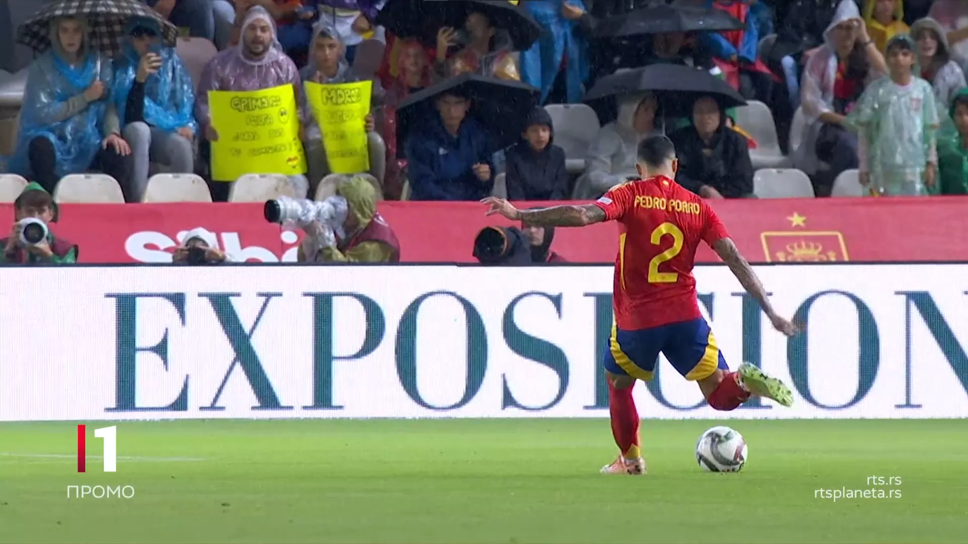 Пријатељска утакмица Шпанија – Србија на РТС-у