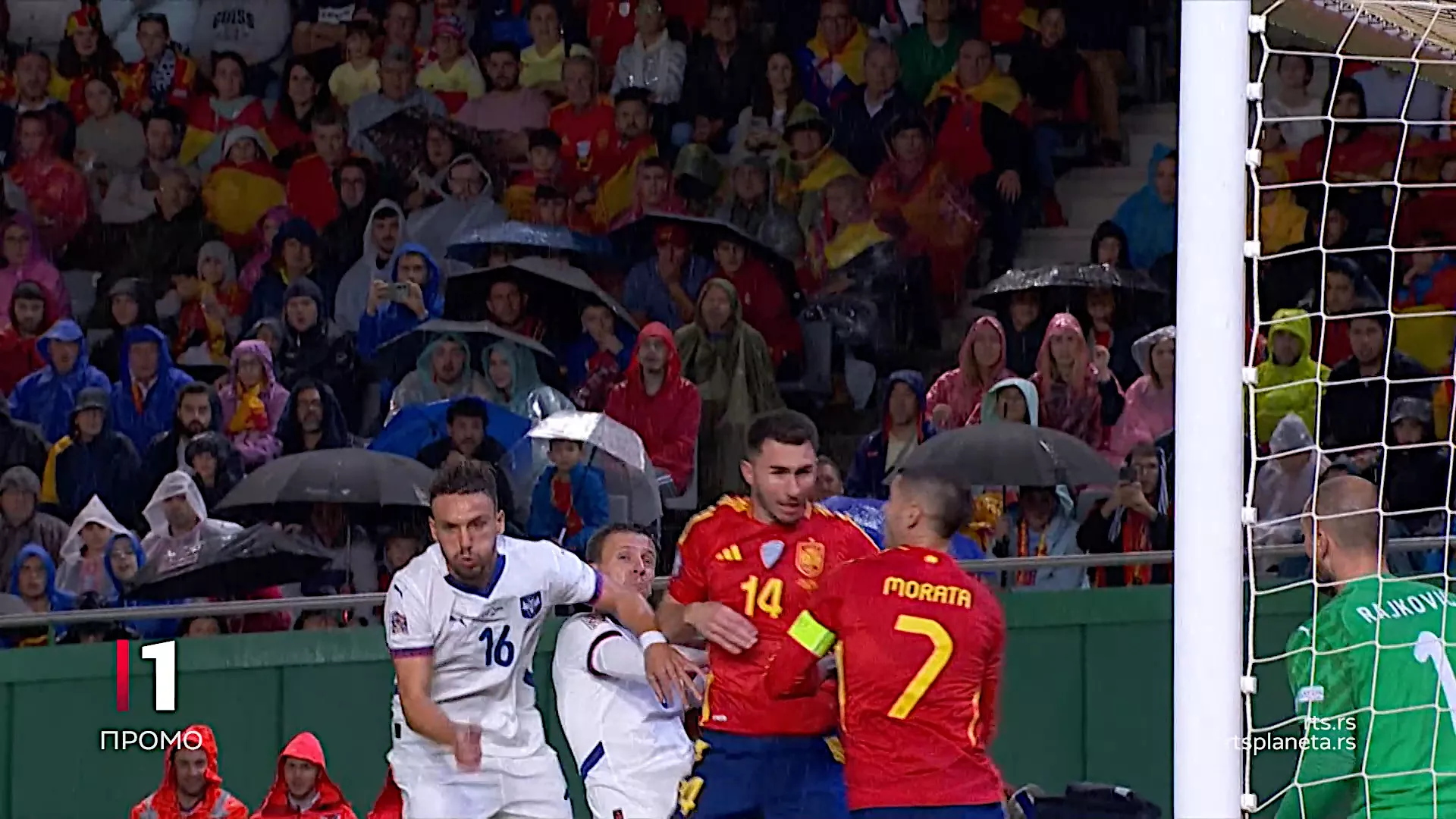 Фудбал: Шпанија – Србија