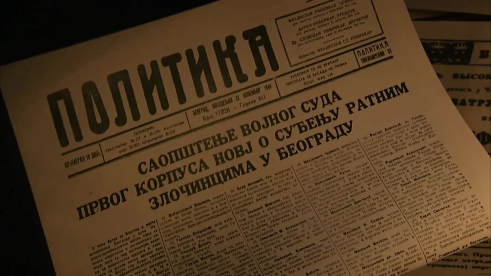 Народно позориште у десет чинова – Случај Цветковић