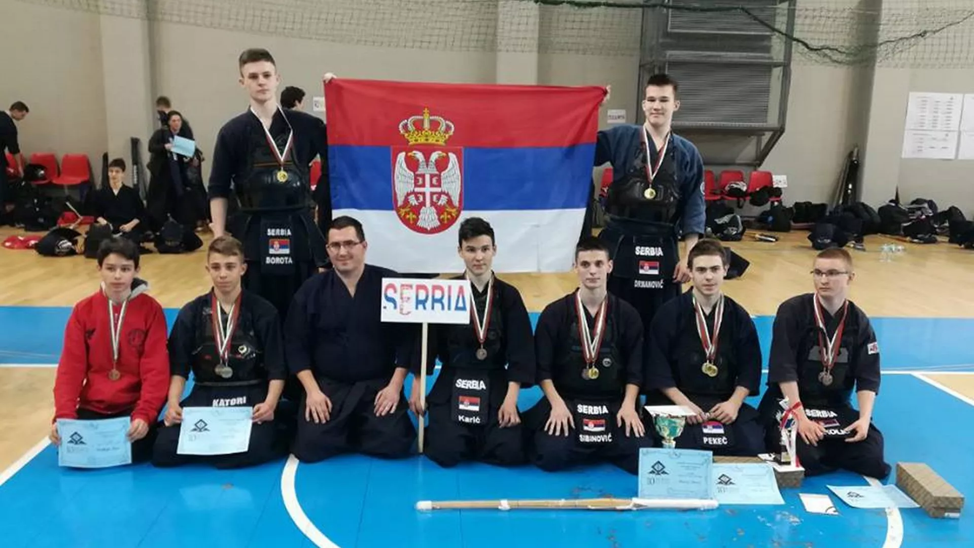 Време спорта и разоноде – јуниорска кендо репрезентација Србије