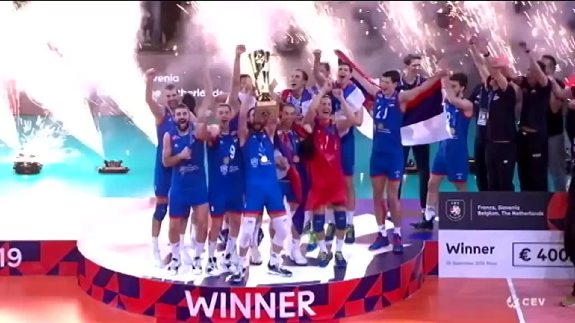Slika dana – srpski odbojkaši, šampioni Starog kontinenta