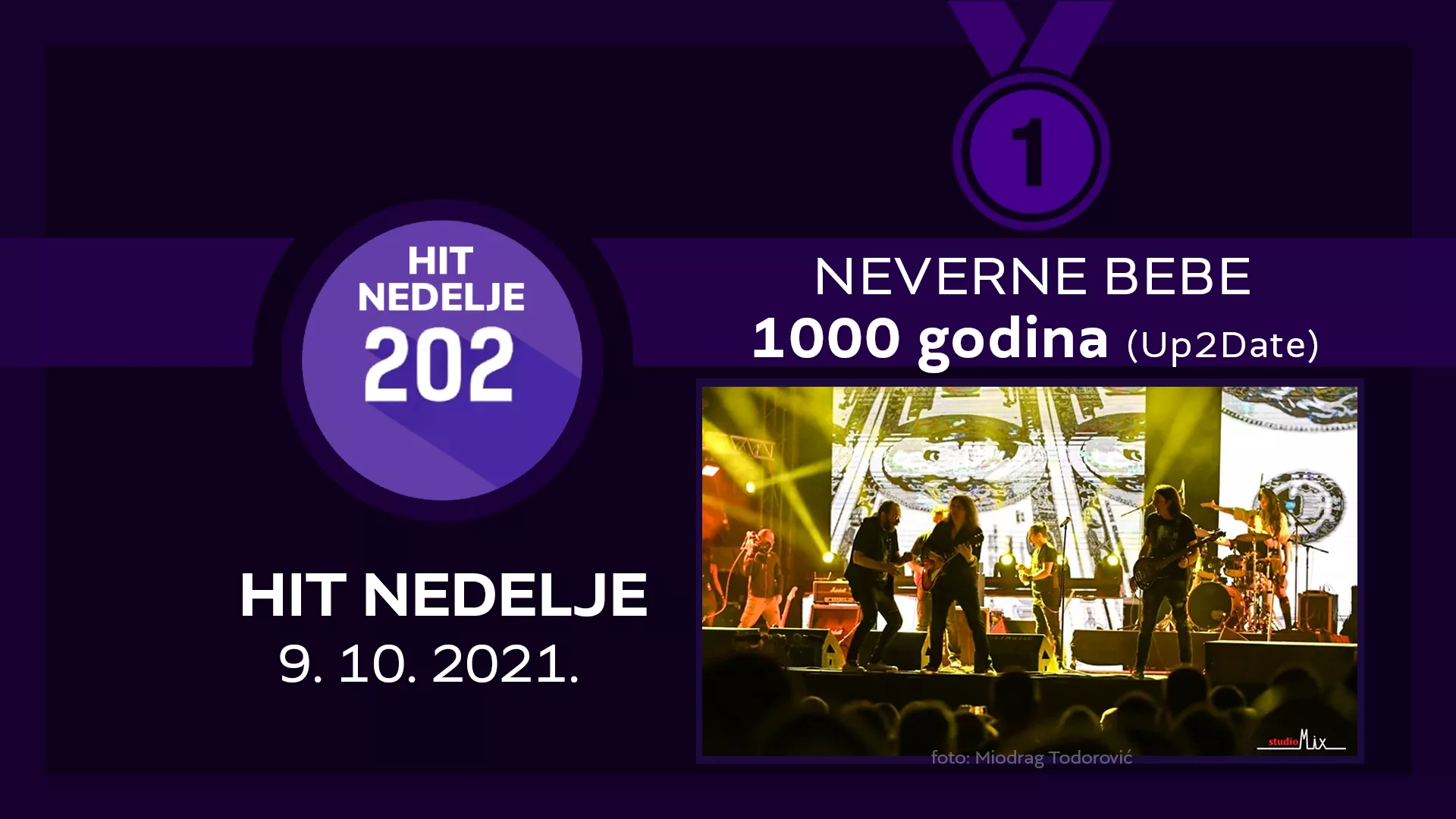 Neverne bebe – 1000 godina (Up2Date) / Hit nedelje – 9. 10. 2021.