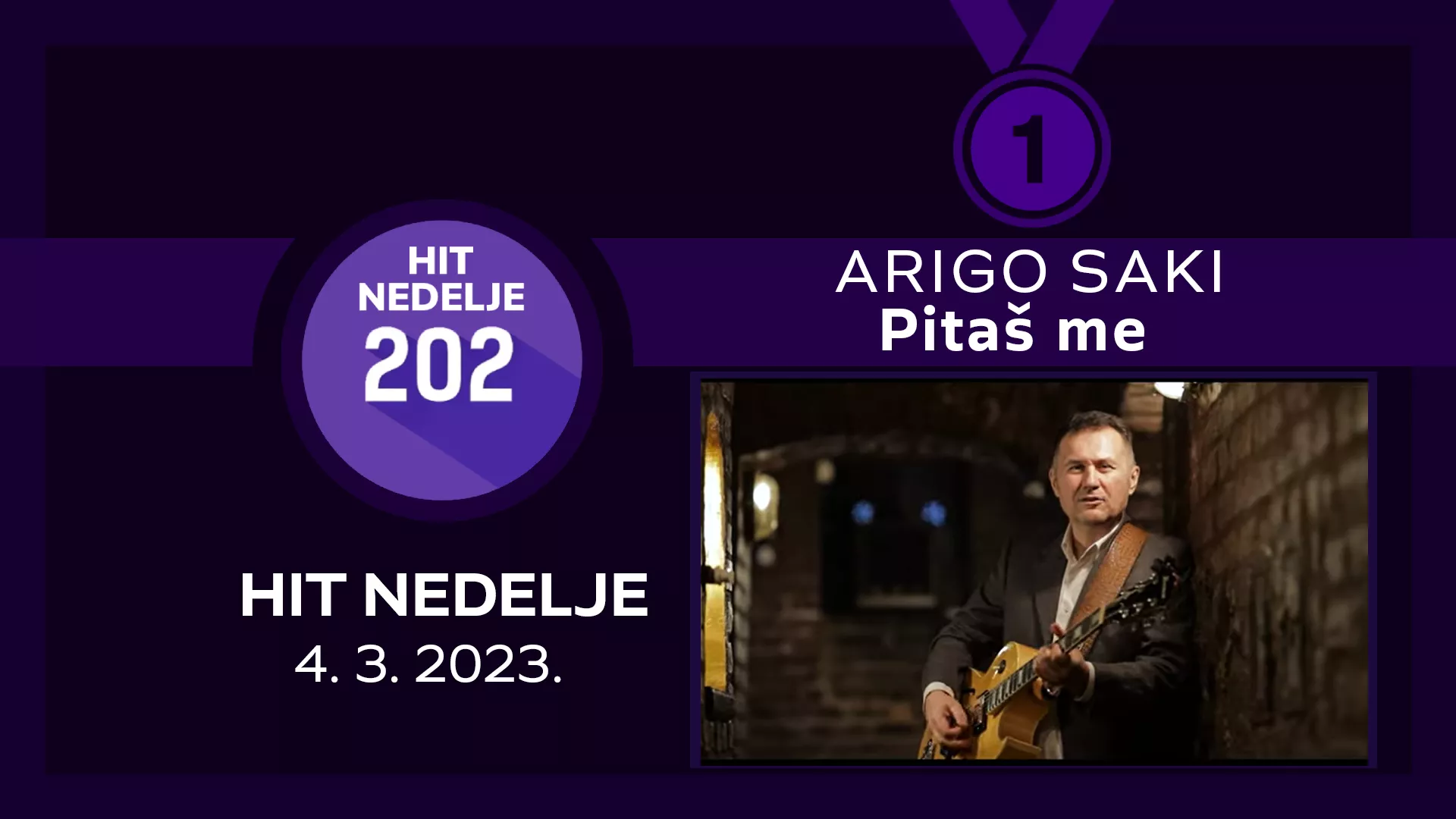ARIGO SAKI – Pitaš me / Hit nedelje – 4. 3. 2023.
