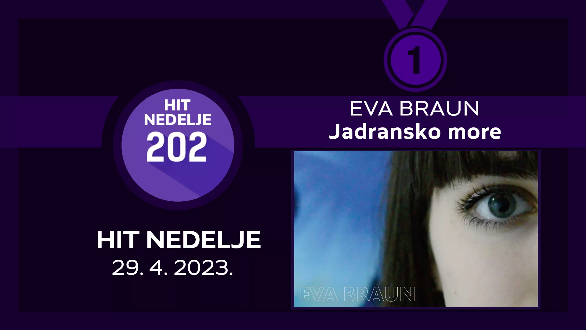 EVA BRAUN – Jadransko more / Hit nedelje – 29. 4. 2023.