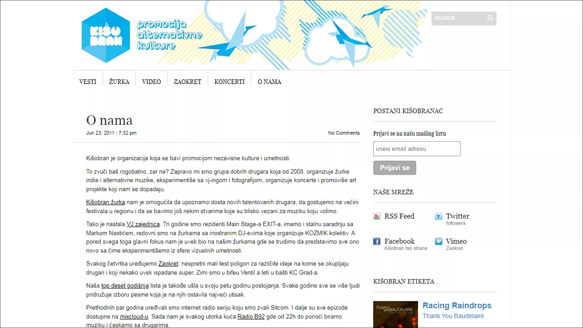 Čudna šuma - Alternativa i njeni prostori
