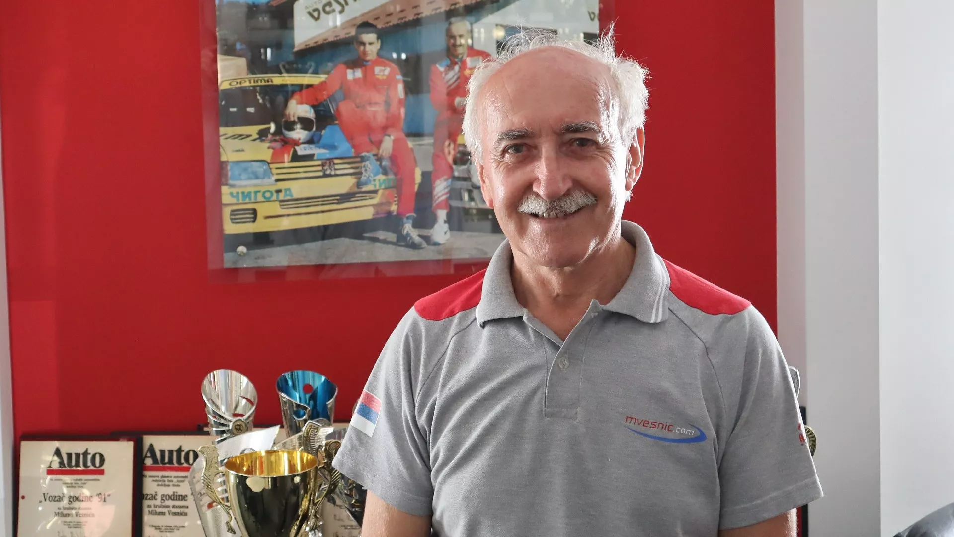 Sportski spomenar - Milun Vesnić, automobilista