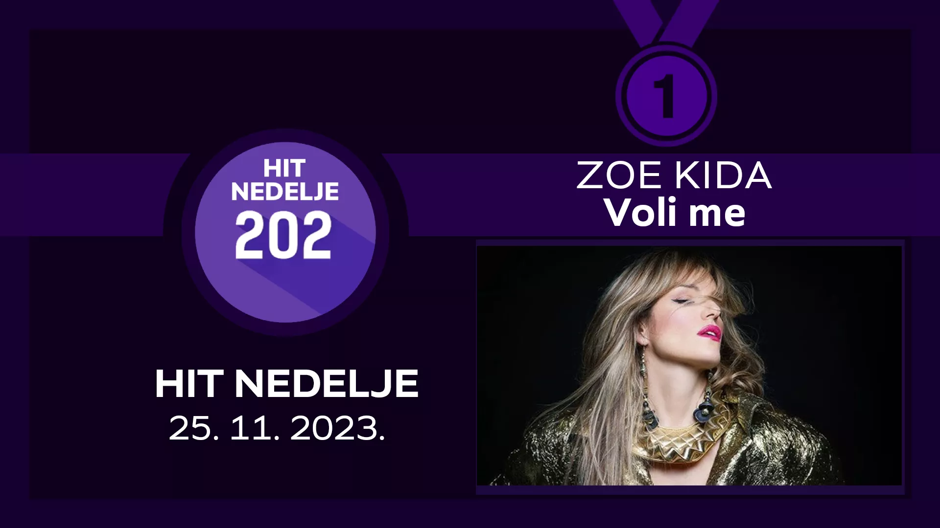Zoe Kida – Voli me / Hit nedelje – 25. 11. 2023.