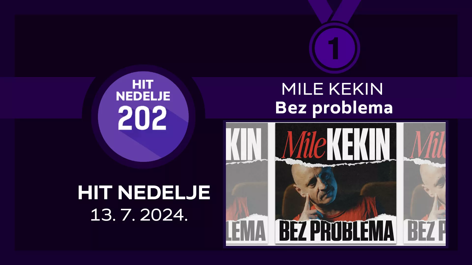 Mile Kekin - Bez problema / Hit nedelje – 13. 7. 2024.