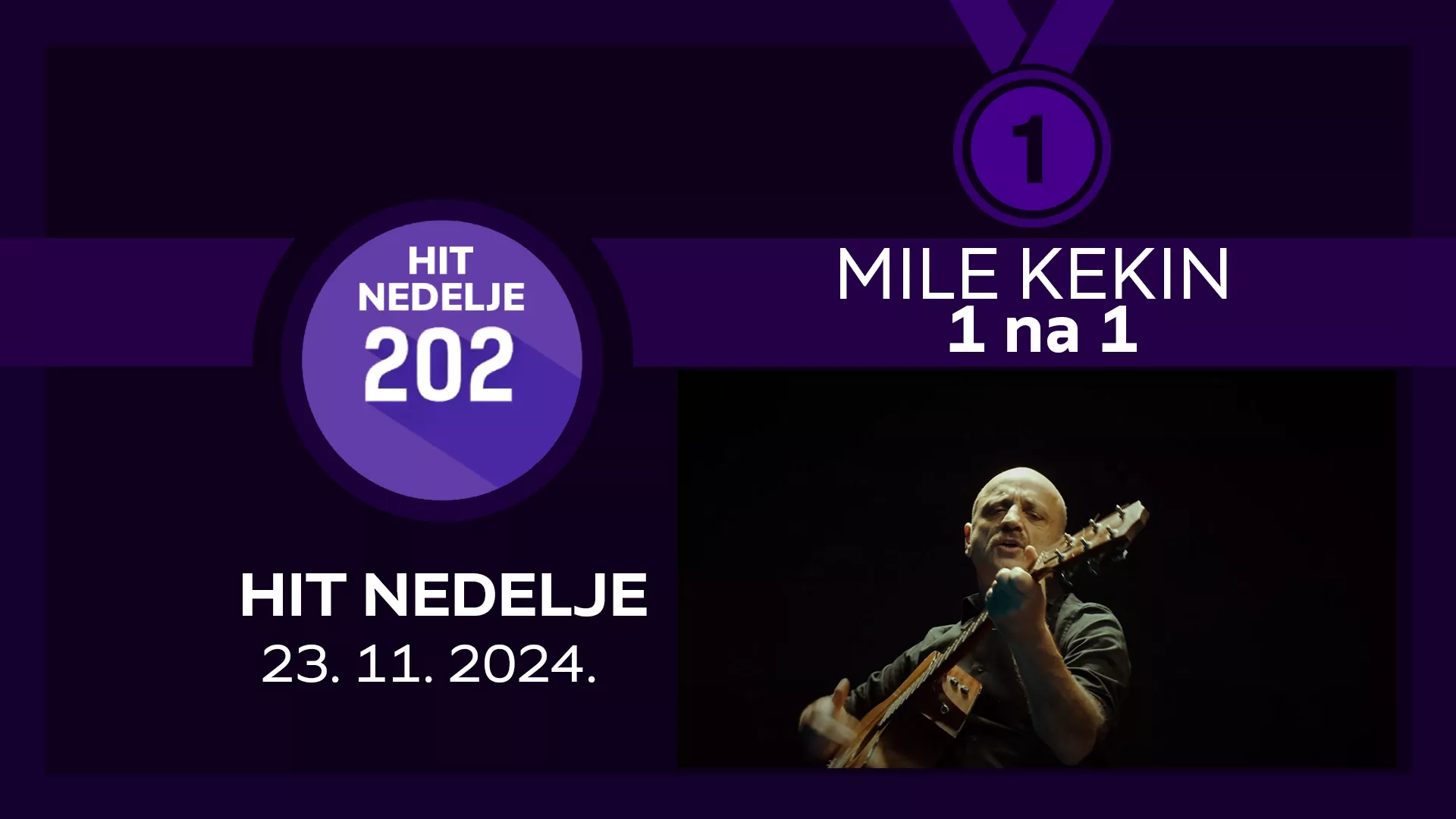 Mile Kekin - 1 na 1 / Hit nedelje – 23. 11. 2024.