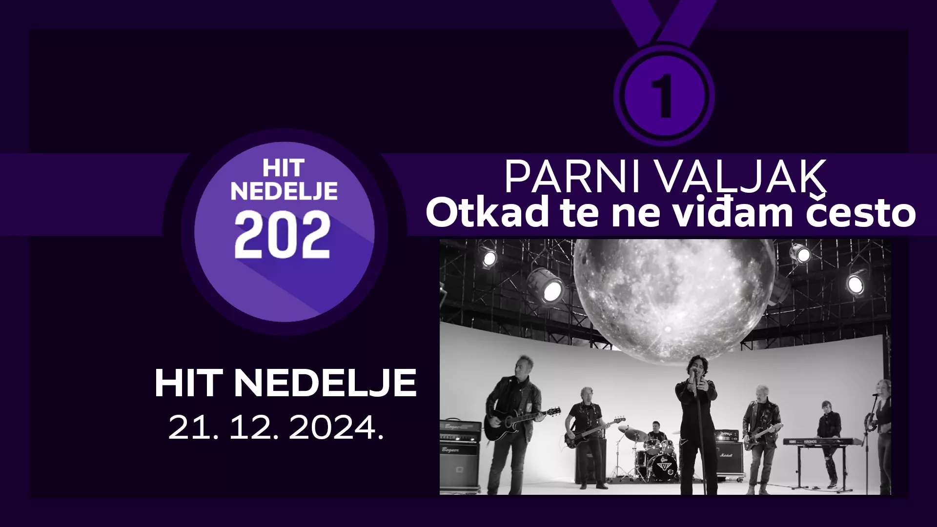 Parni valjak - Otkad te ne viđam često / Hit nedelje – 21. 12. 2024.