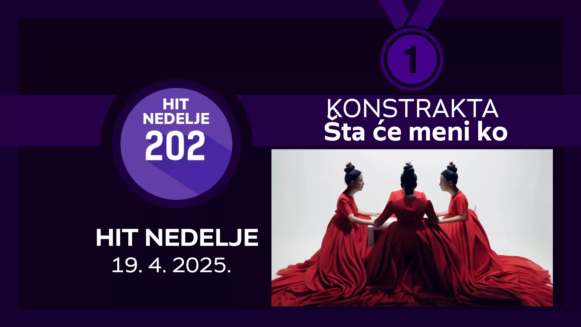 Konstrakta - Šta će meni ko / Hit nedelje – 19. 4. 2025.